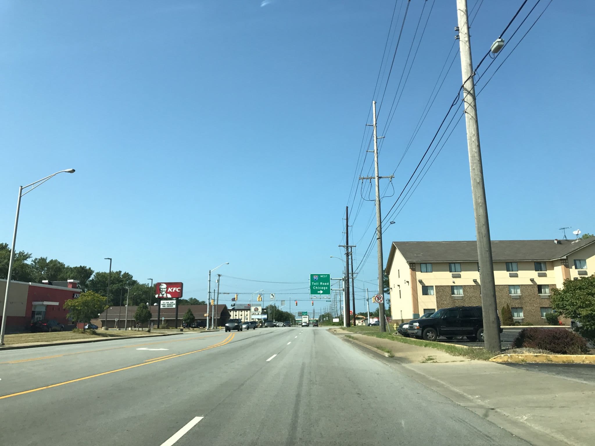 Street view near Olympia Plaza Motel, Calumet City — © mdroads (CC BY-SA · Mapillary)