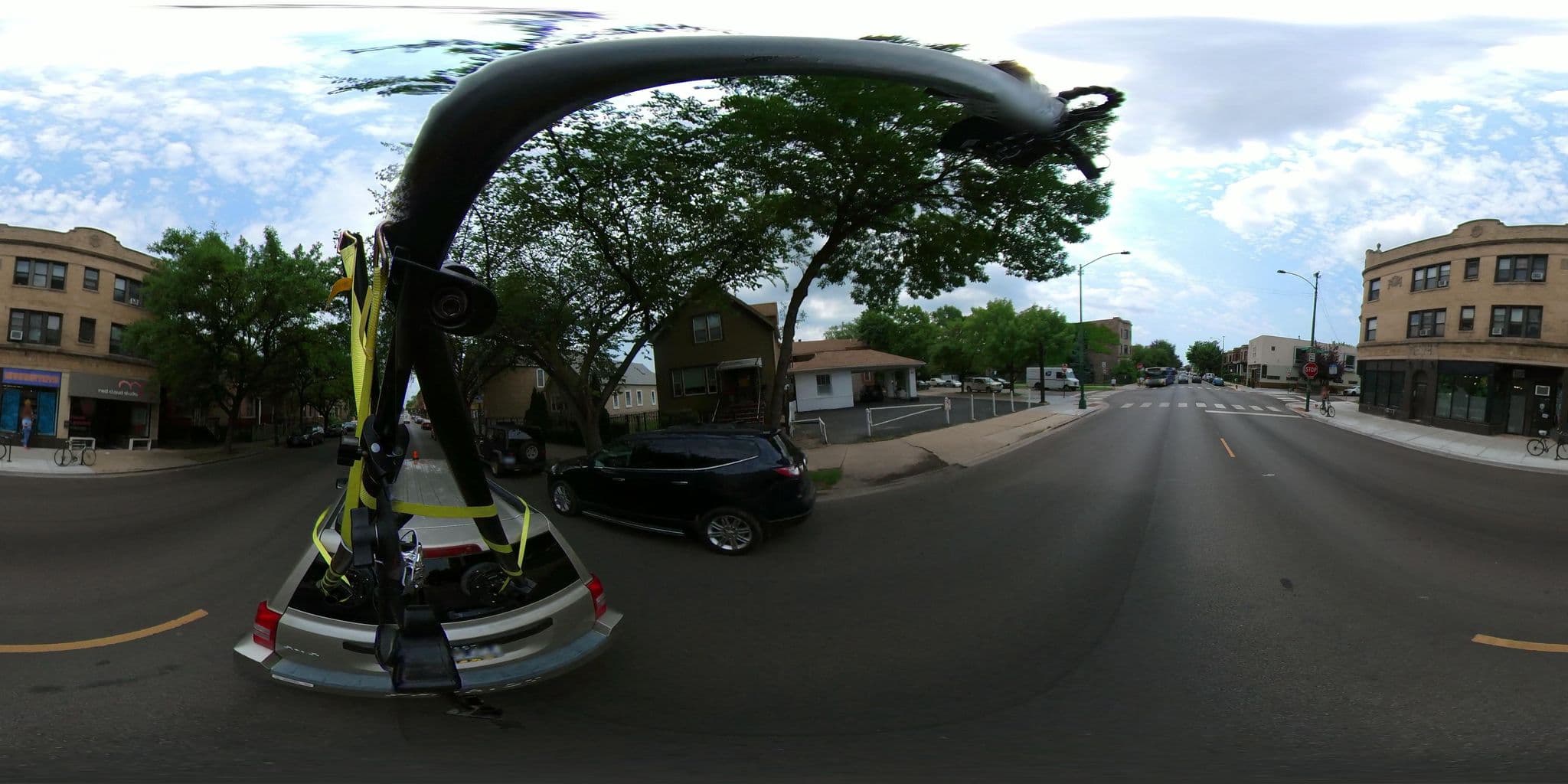 Street view near Wolf & Snake Island, Logan Square — © hmhtb (CC BY-SA · Mapillary)