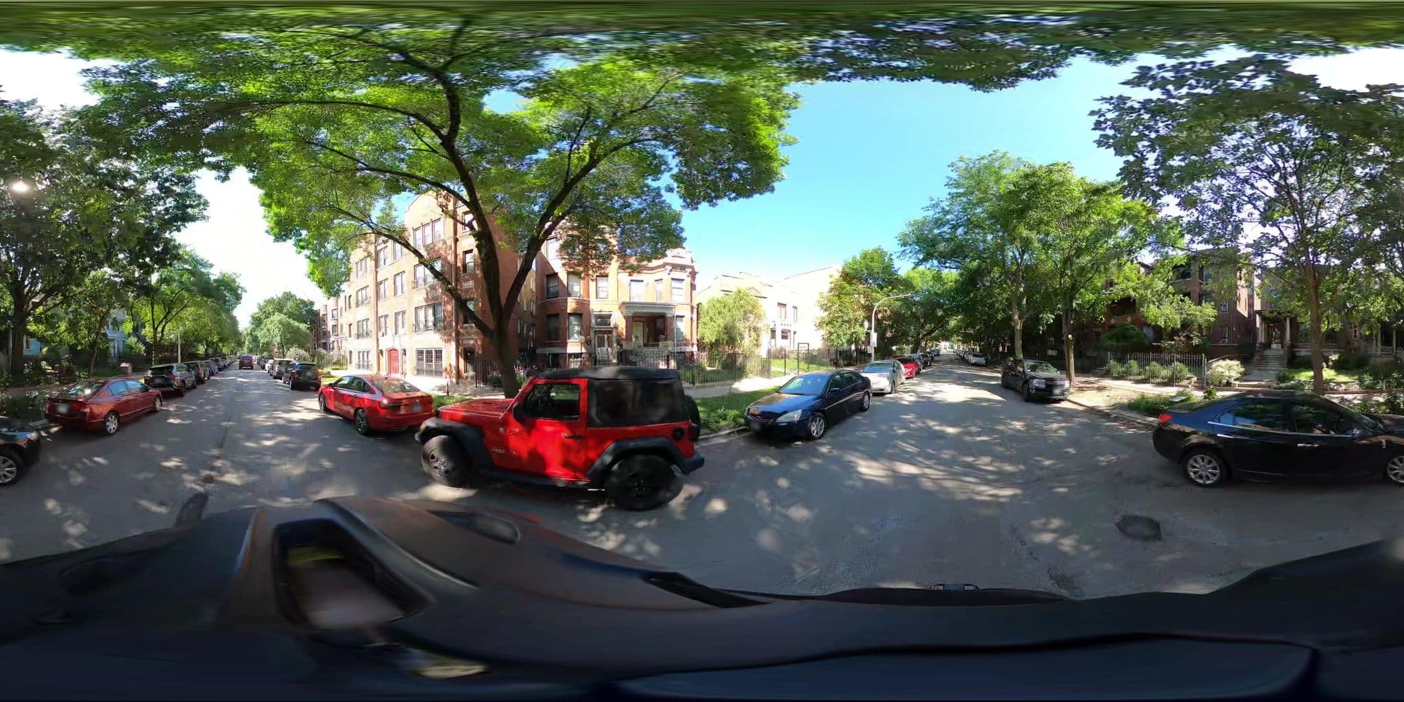 Street view near The Blue House, Uptown — © epicspongee (CC BY-SA · Mapillary)