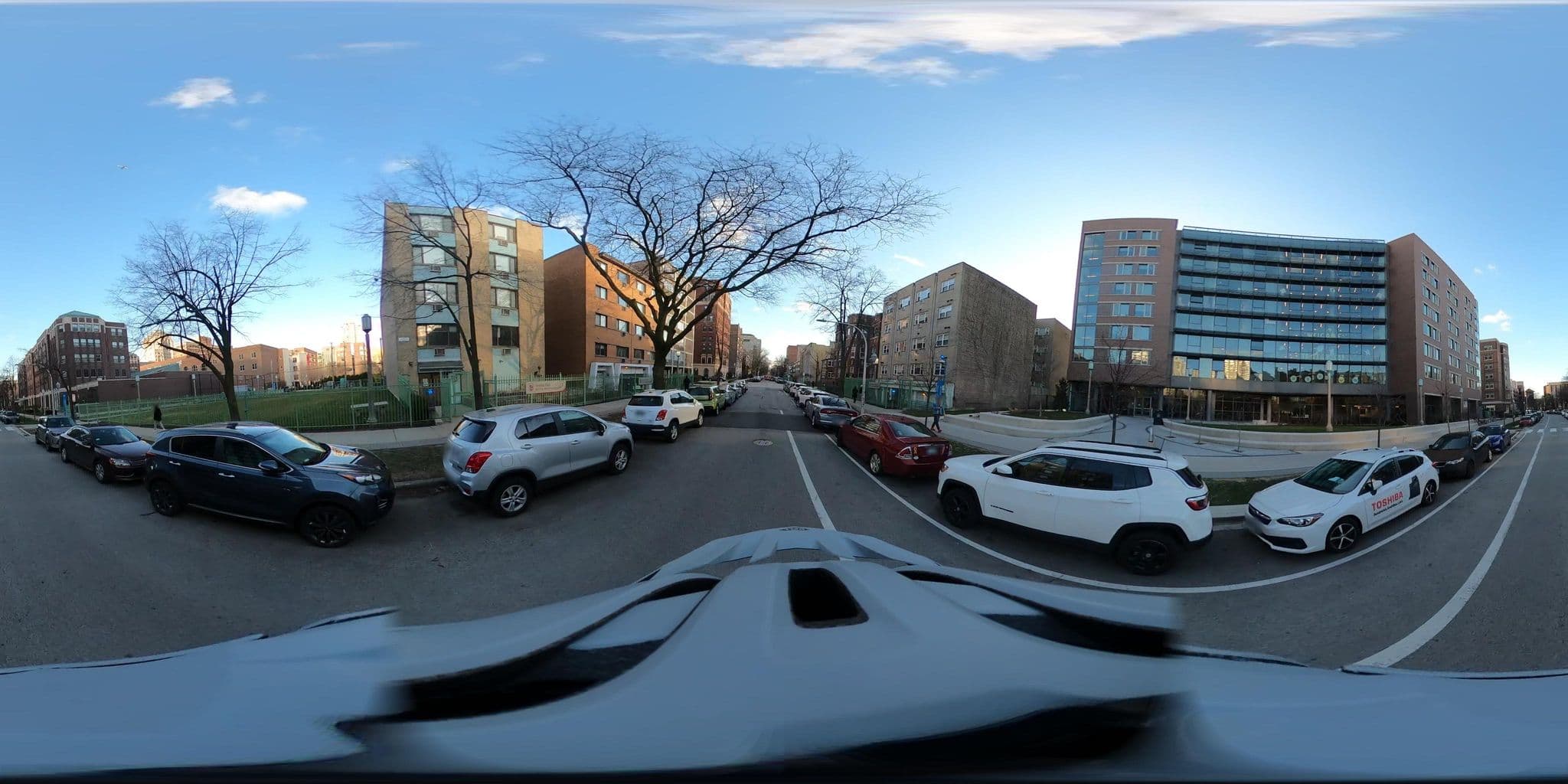 Street view near Chicago International Hostel, Rogers Park — © epicspongee (CC BY-SA · Mapillary)