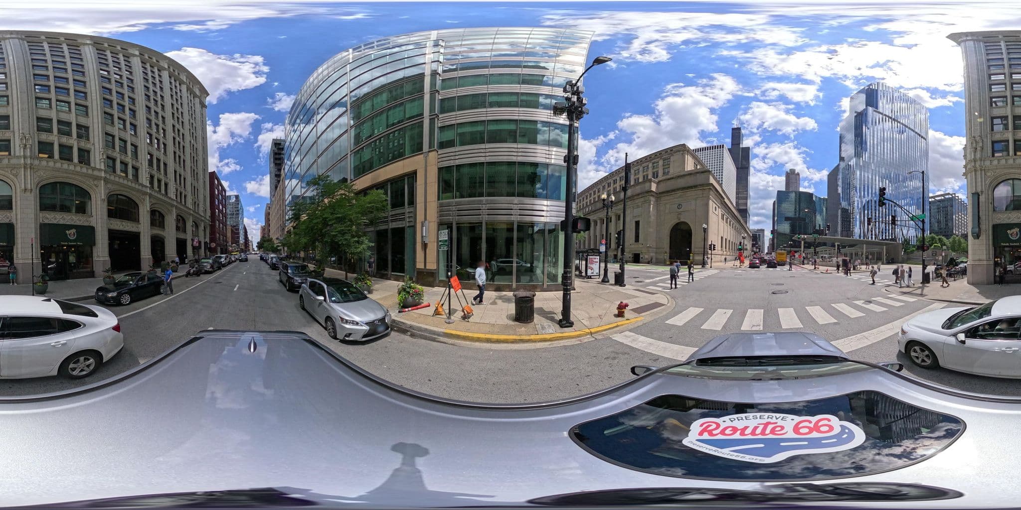Street view near Sox Convention - Palmer House Hilton, Chicago Loop — © nthp_gis (CC BY-SA · Mapillary)