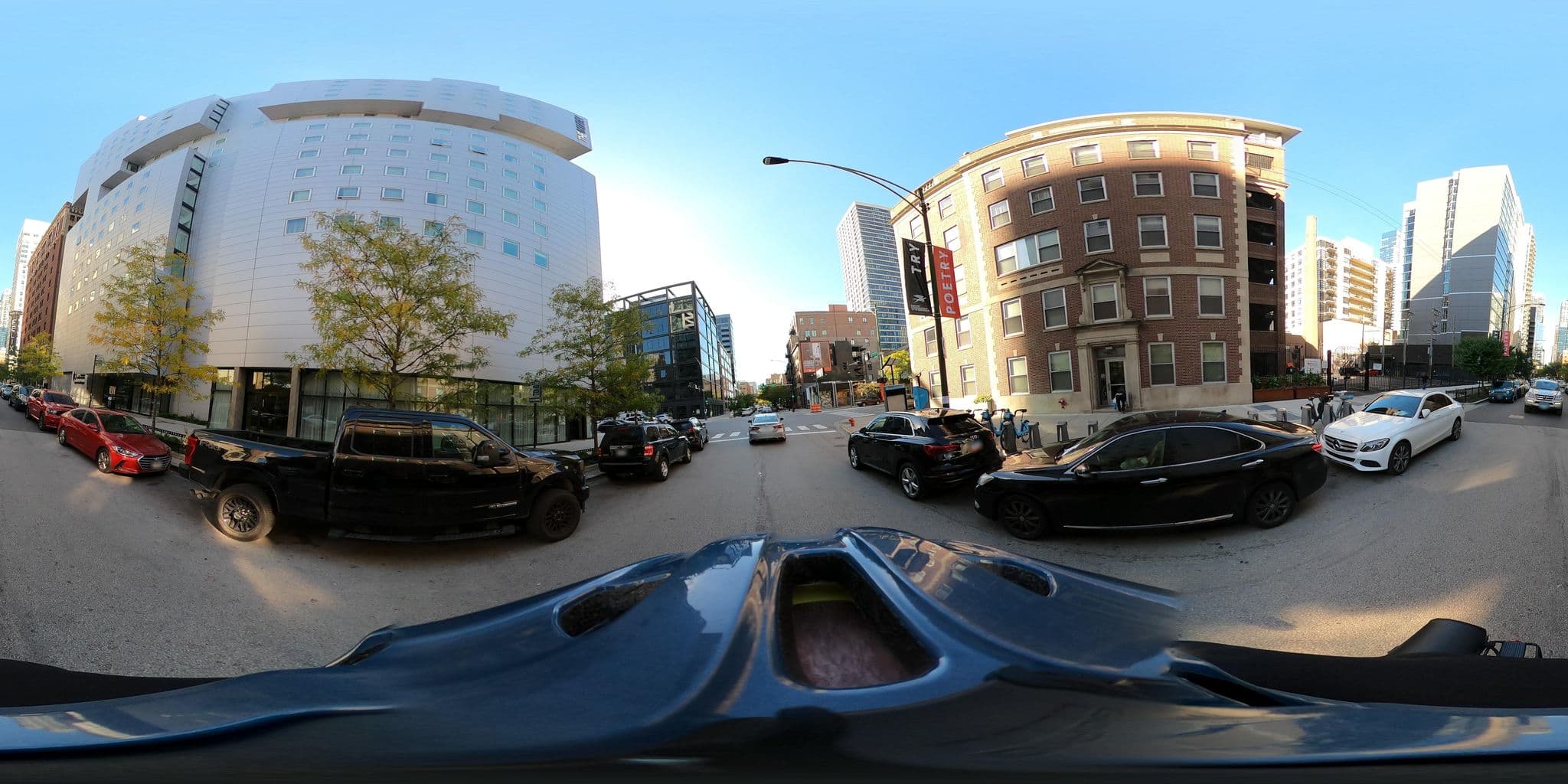 Street view near The Godfrey Hotel, Near North Side — © epicspongee (CC BY-SA · Mapillary)
