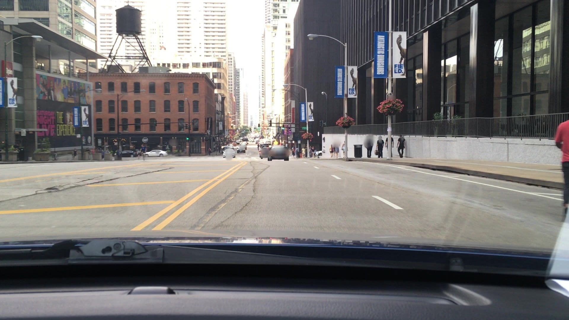 Street view near Hotel Sax, Chicago Loop — © lvl5 (CC BY-SA · Mapillary)