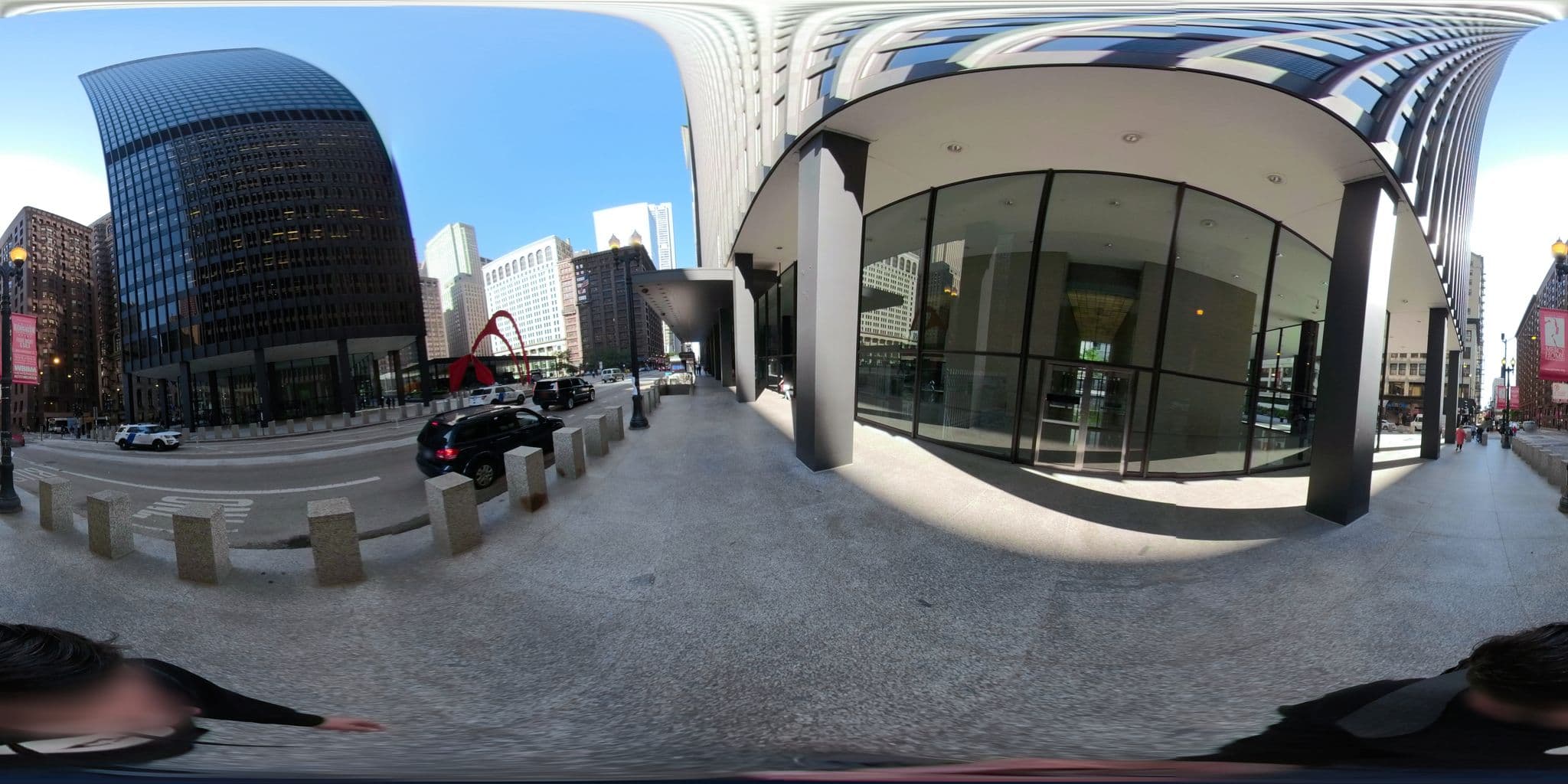 Street view near Finn And Feather, Chicago Loop — © cookry (CC BY-SA · Mapillary)