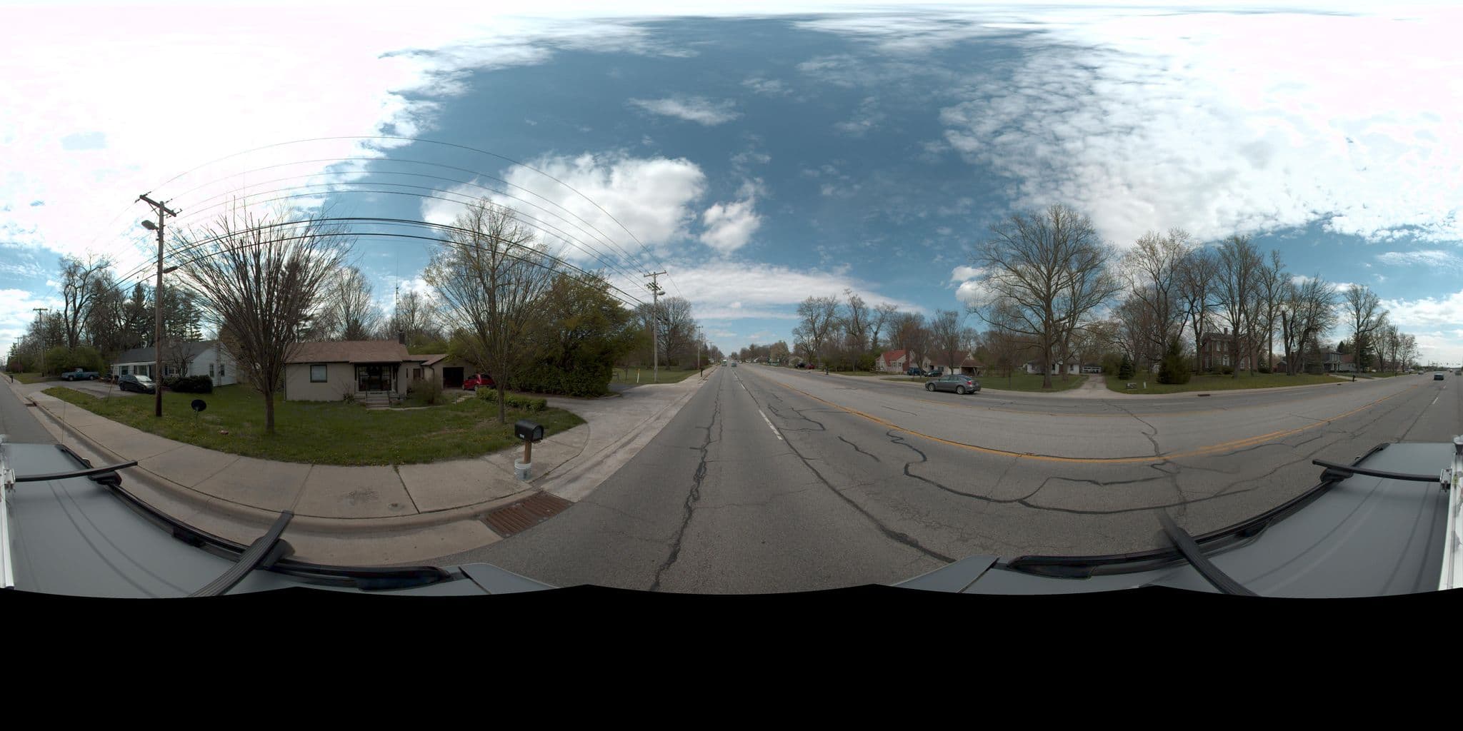 Street view near Davis's Hone, New Paris — © mercurioj (CC BY-SA · Mapillary)