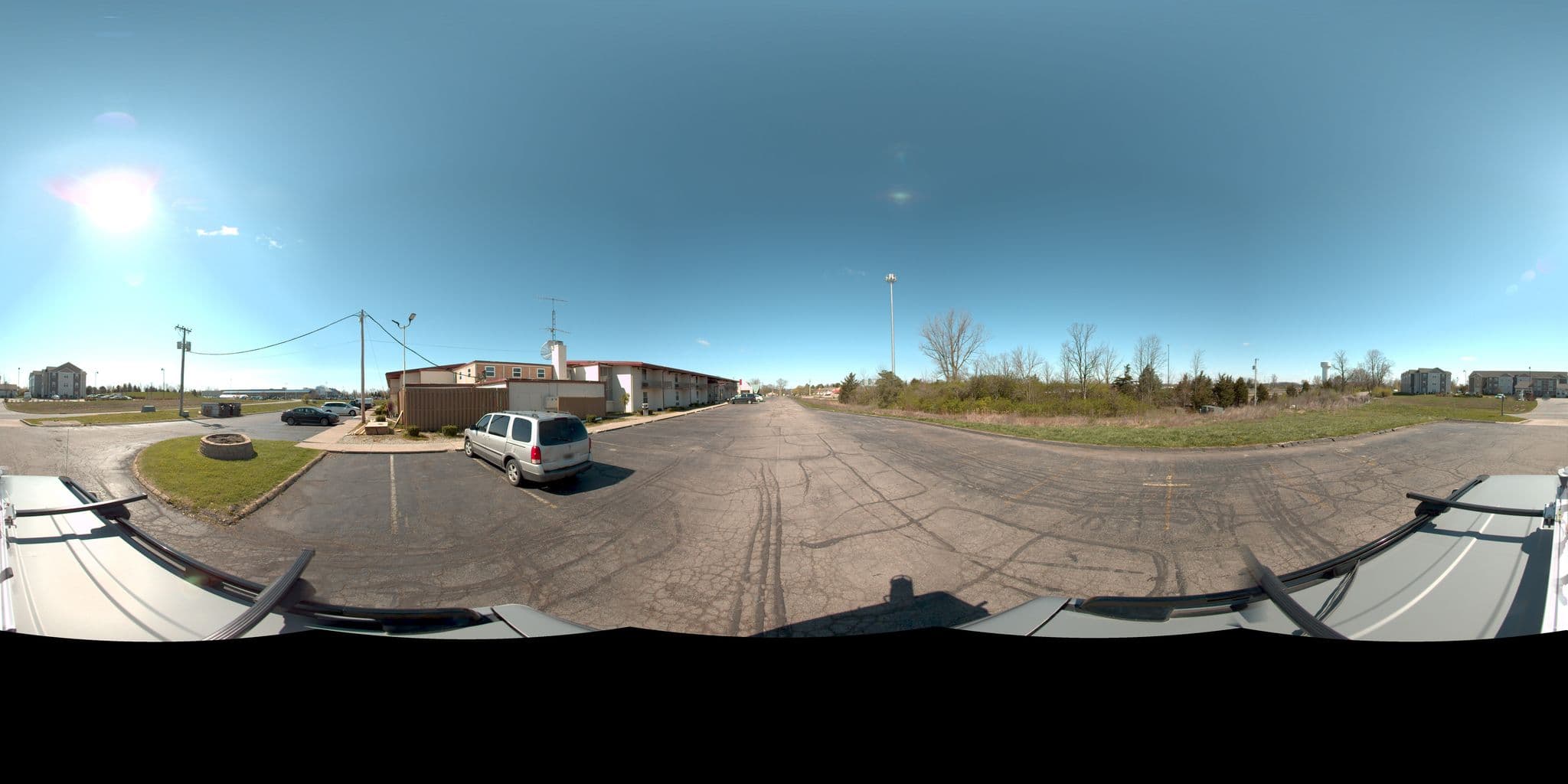 Street view near Super 8, New Paris — © arudir (CC BY-SA · Mapillary)