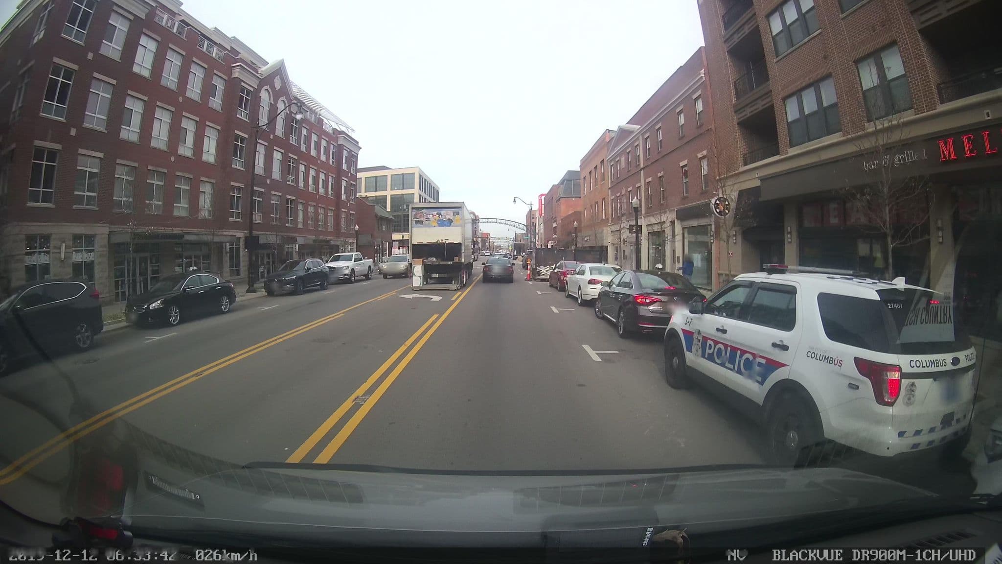 Street view near The Hub, Columbus — © jbthemilker (CC BY-SA · Mapillary)