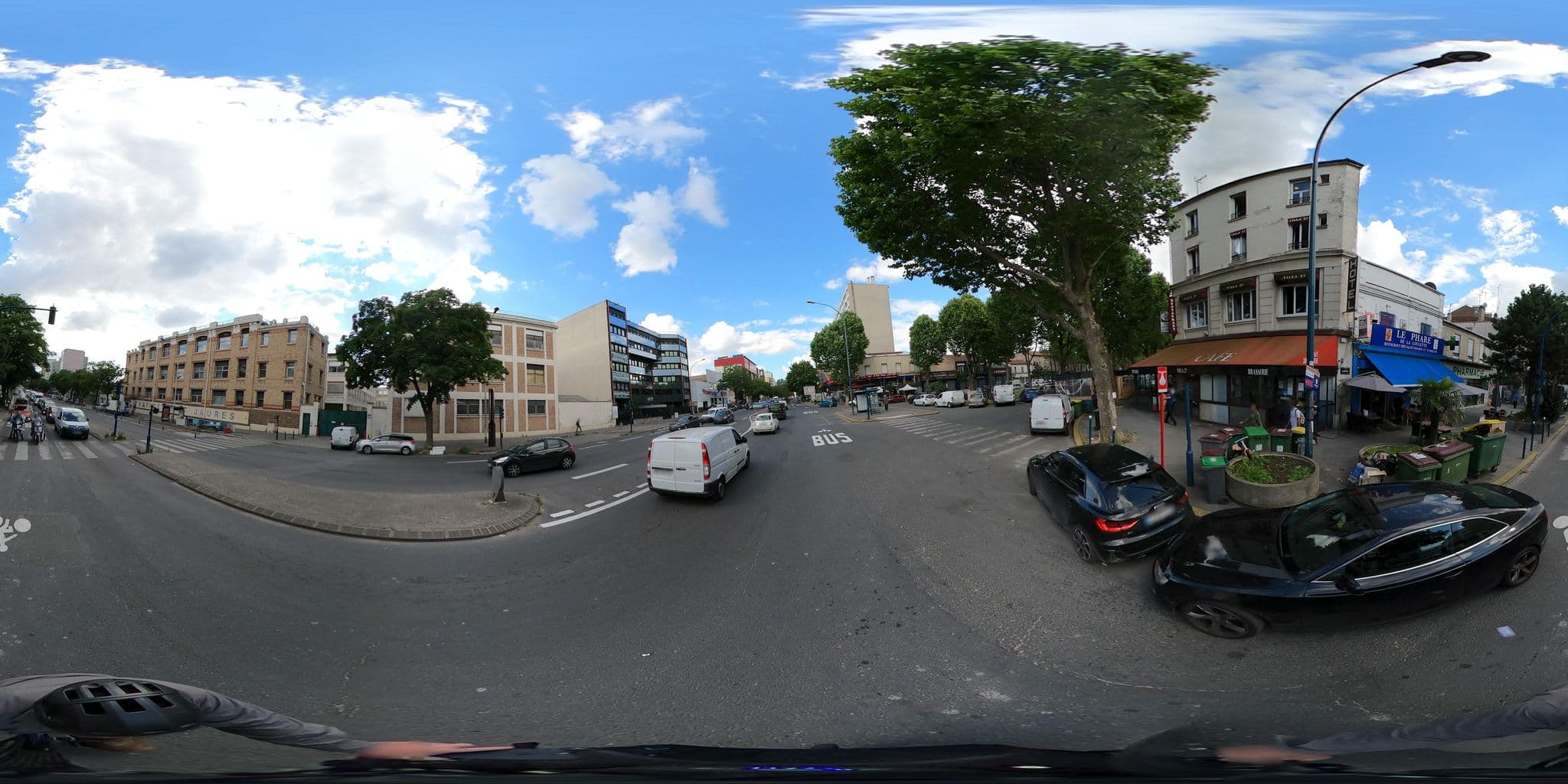 Street view near Villa 27, Aubervilliers — © geovelo (CC BY-SA · Mapillary)