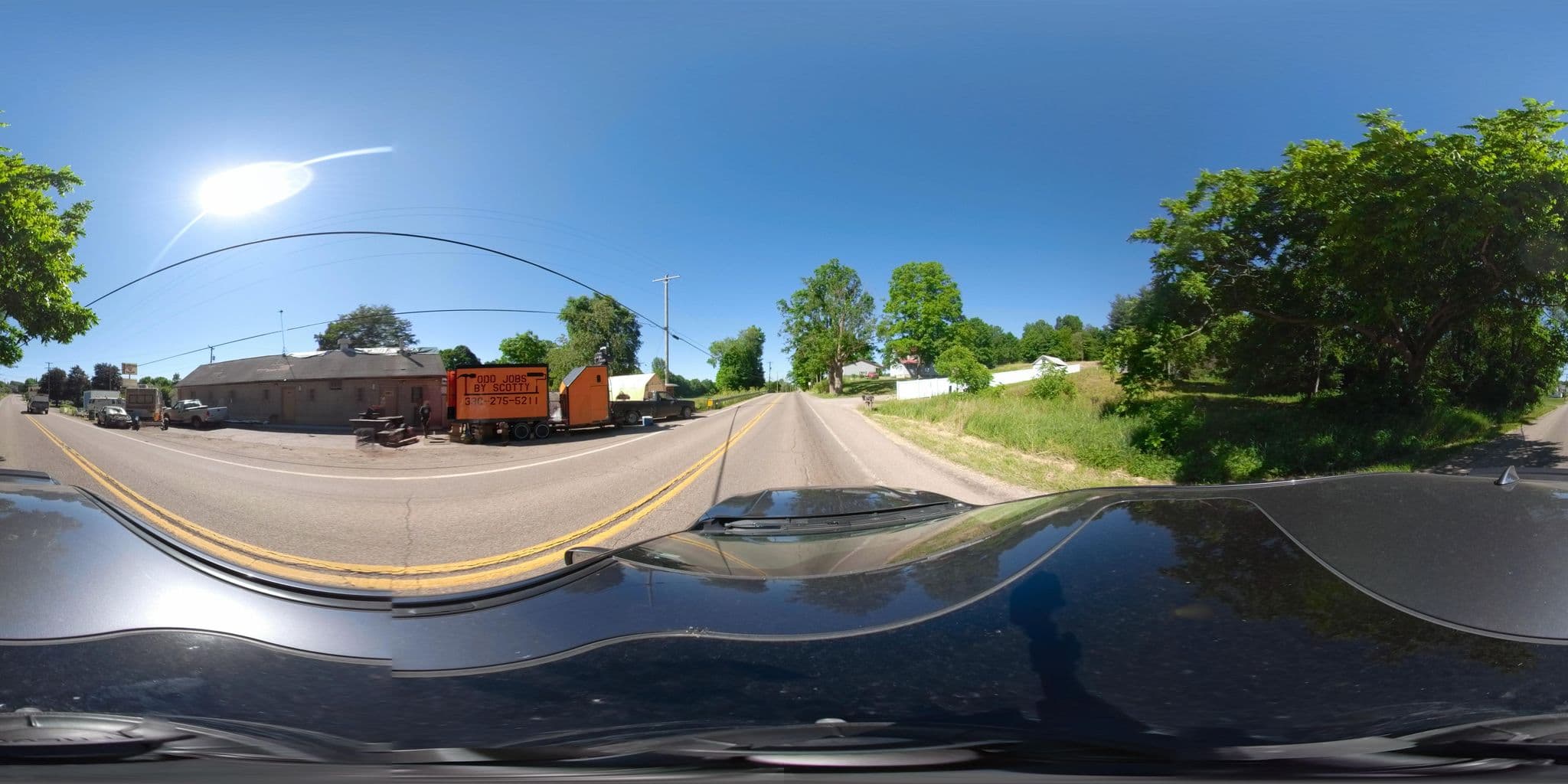 Street view near Golden Buzz Saloon, Richville — © CHuhnke (CC BY-SA · Mapillary)