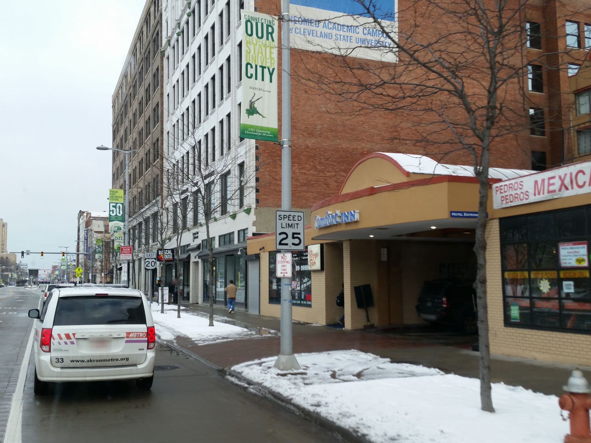 Street view near Comfort Inn Fitness Center, Cleveland — © skorasaurus (CC BY-SA · Mapillary)