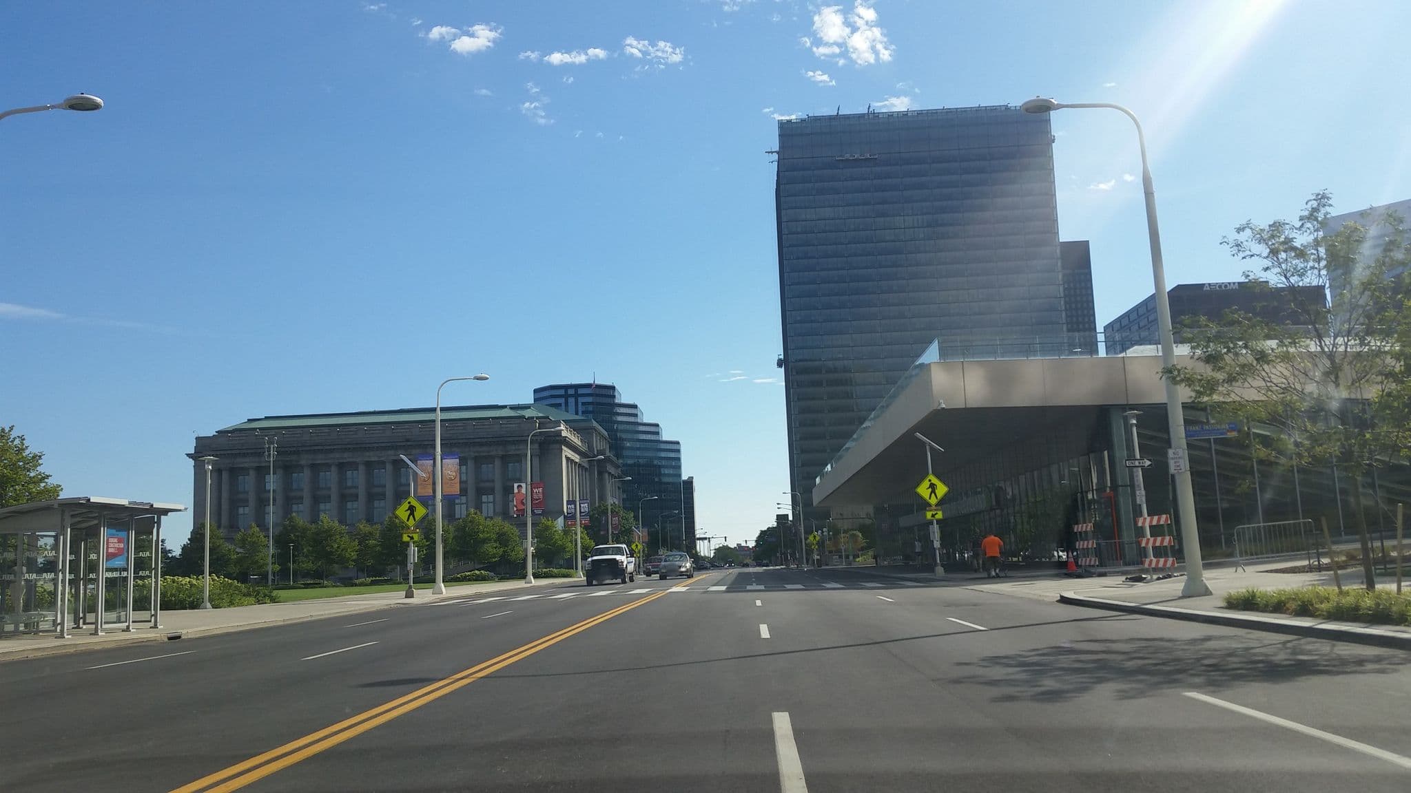 Street view near BAR 32 at the Hilton - Downtown Cleveland, Cleveland — © skorasaurus (CC BY-SA · Mapillary)