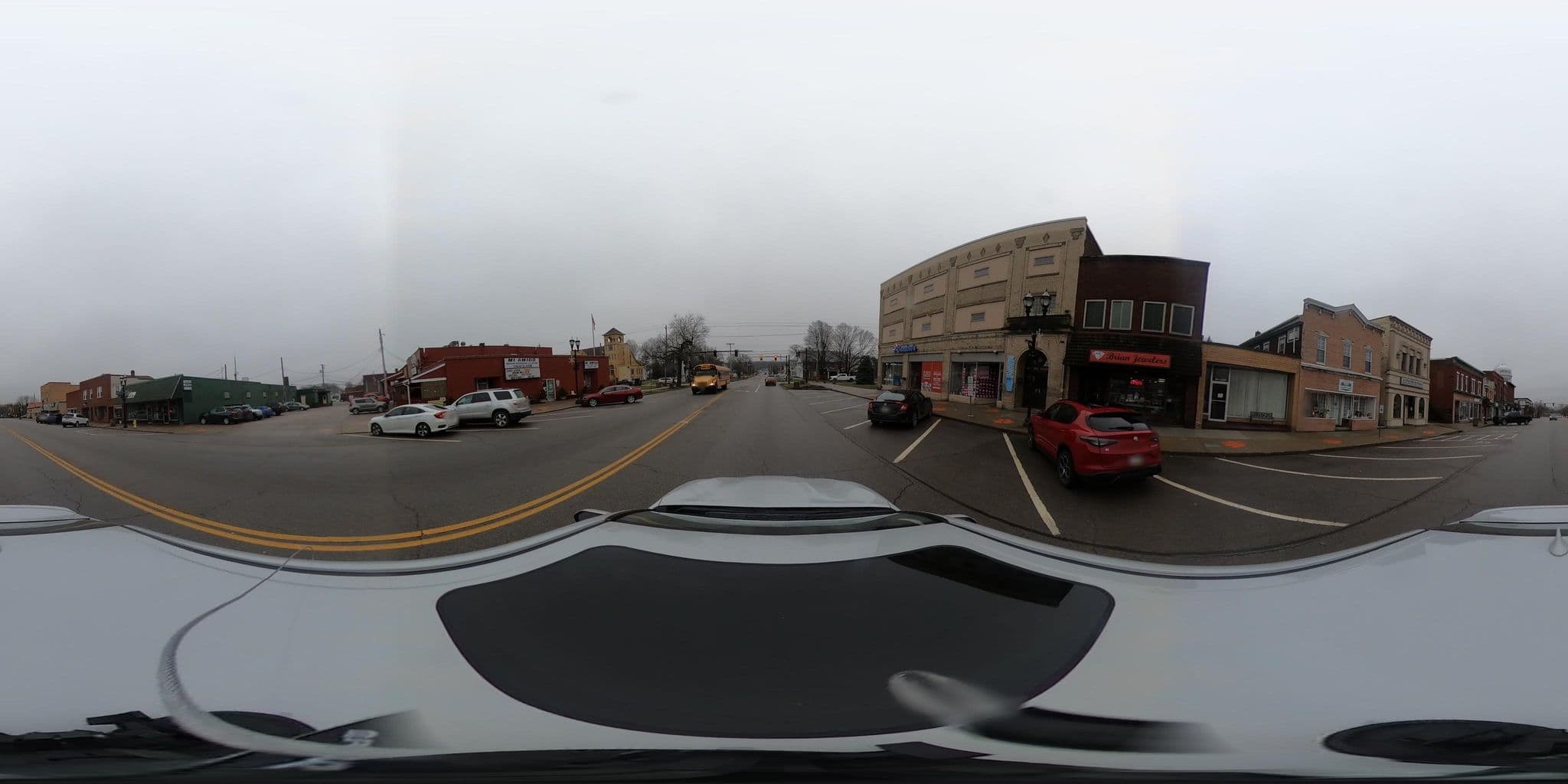 Street view near Newton Falls Masonic Lodge, Newton Falls — © gtaylor (CC BY-SA · Mapillary)