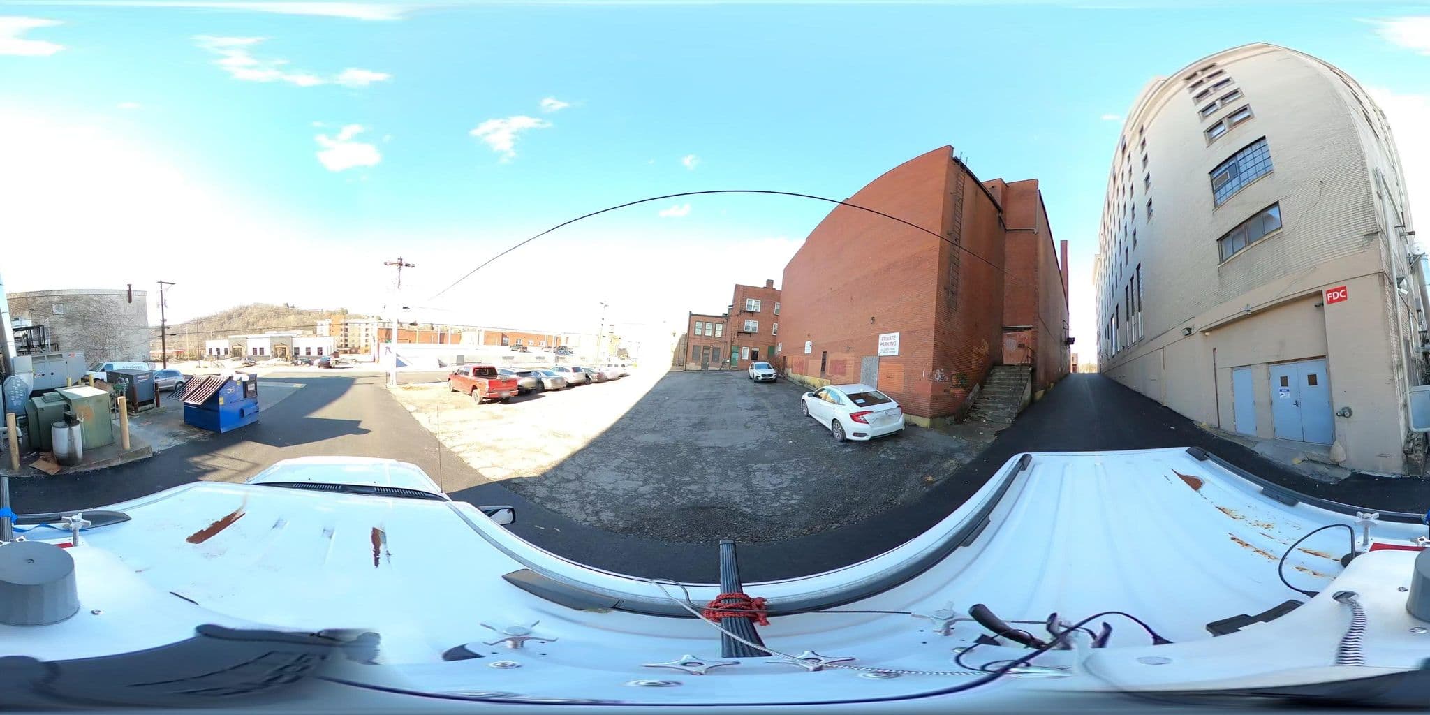 Street view near Clarion Hotel Morgan, Morgantown — © jdgat (CC BY-SA · Mapillary)