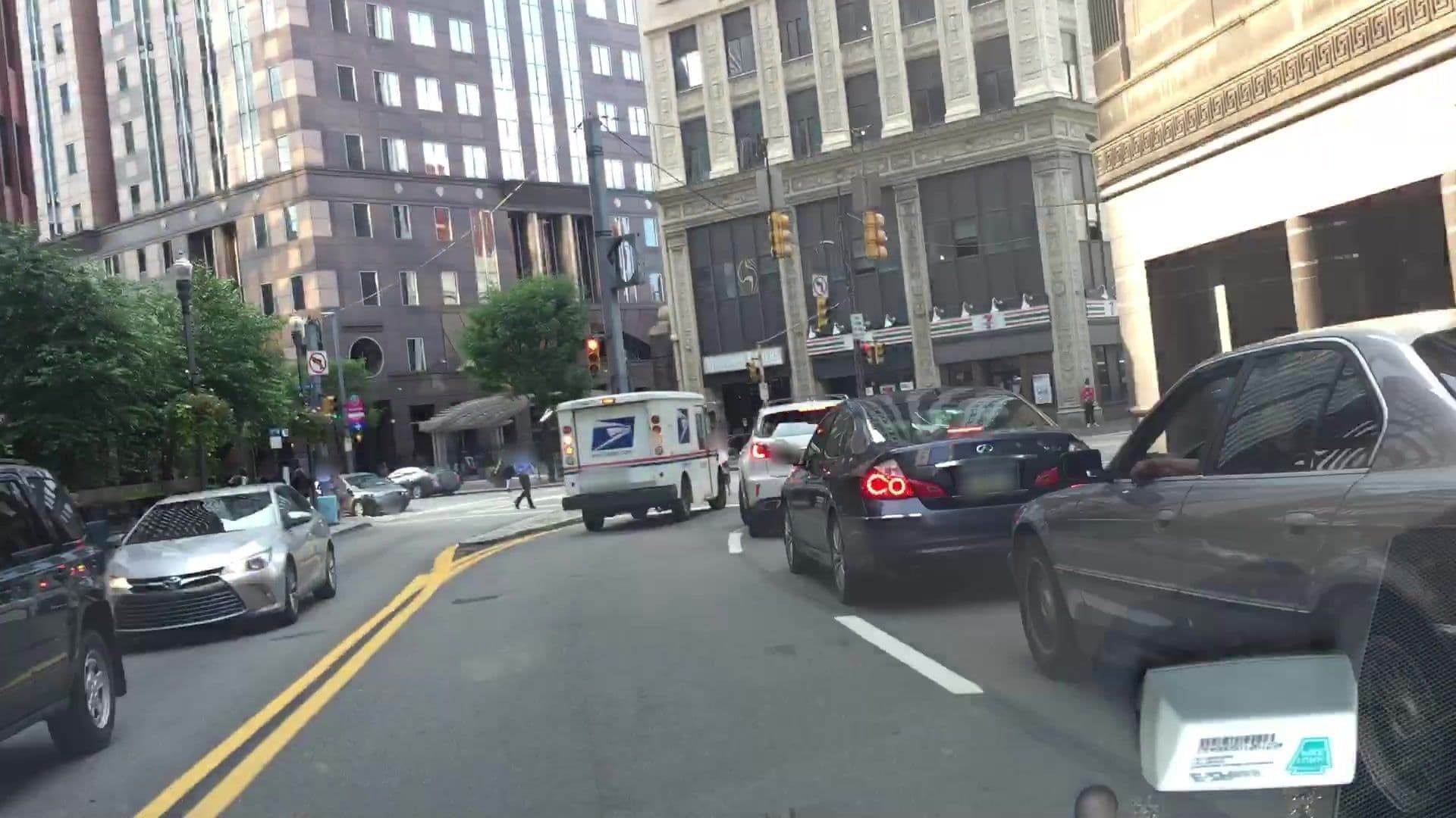 Street view near front desk, Pittsburgh — © lvl5 (CC BY-SA · Mapillary)