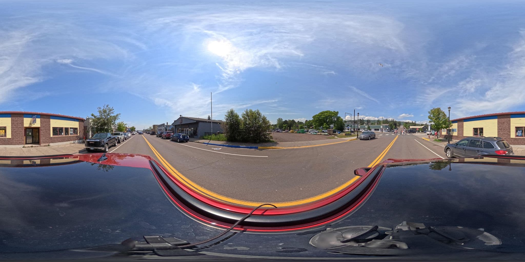 Street view near Hilltop Cabins, Grand Marais — © quickness805 (CC BY-SA · Mapillary)