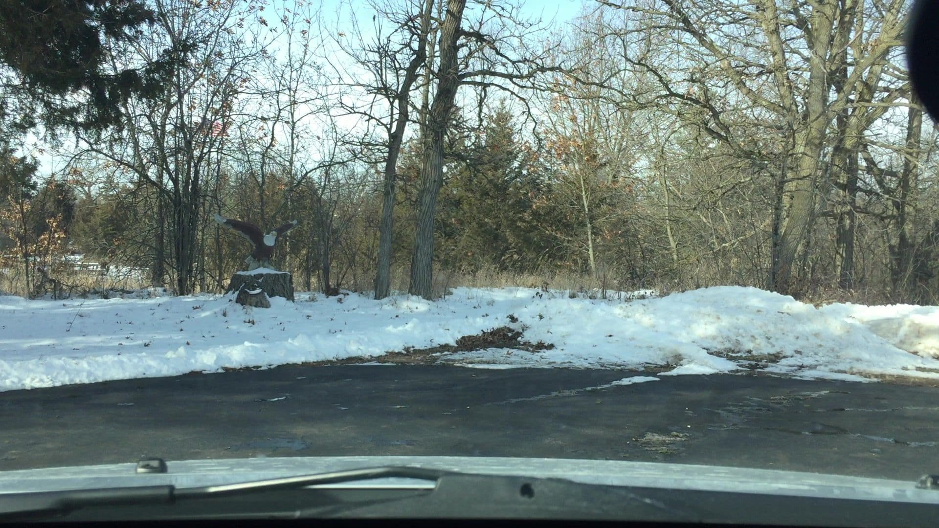 Street view near Eagle Center House Bed And Breakfast, North Prairie — © lvl5 (CC BY-SA · Mapillary)