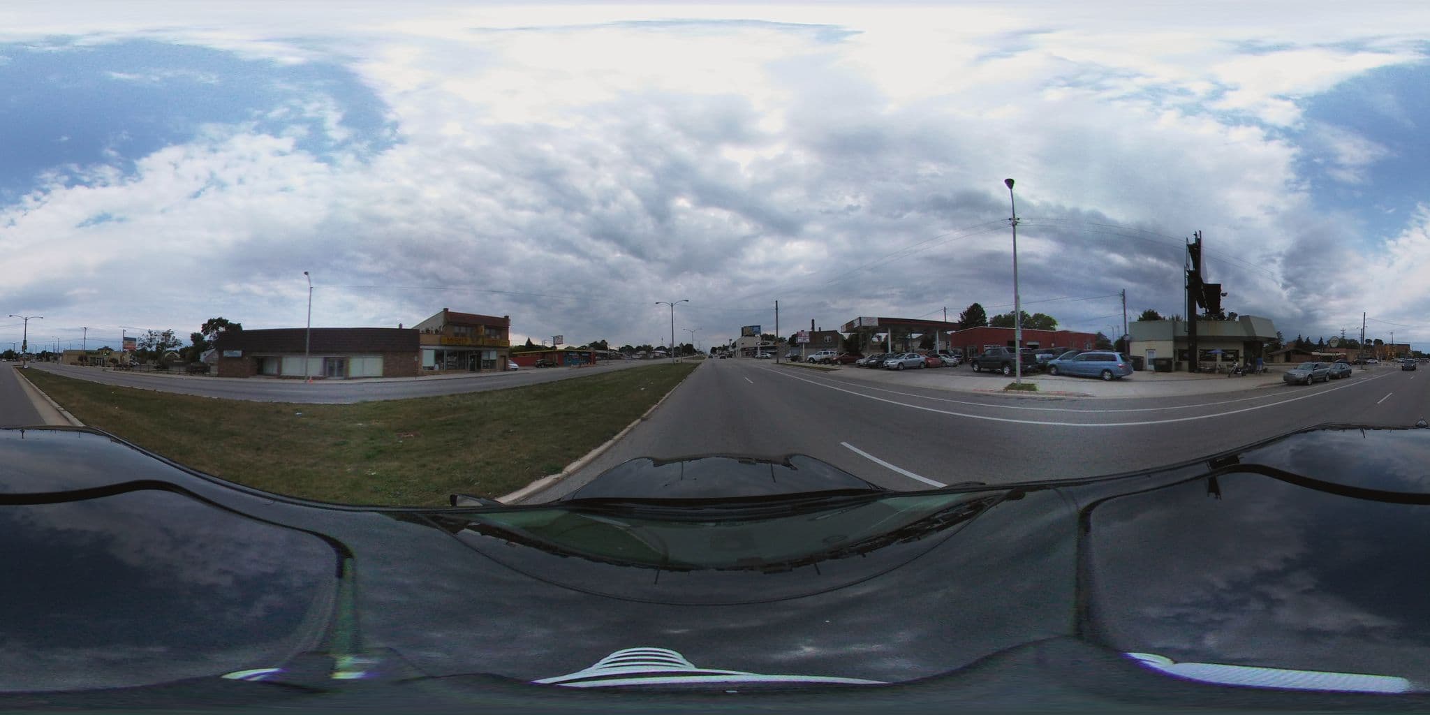 Street view near Schumell's Shangrila, West Milwaukee — © cwmke (CC BY-SA · Mapillary)