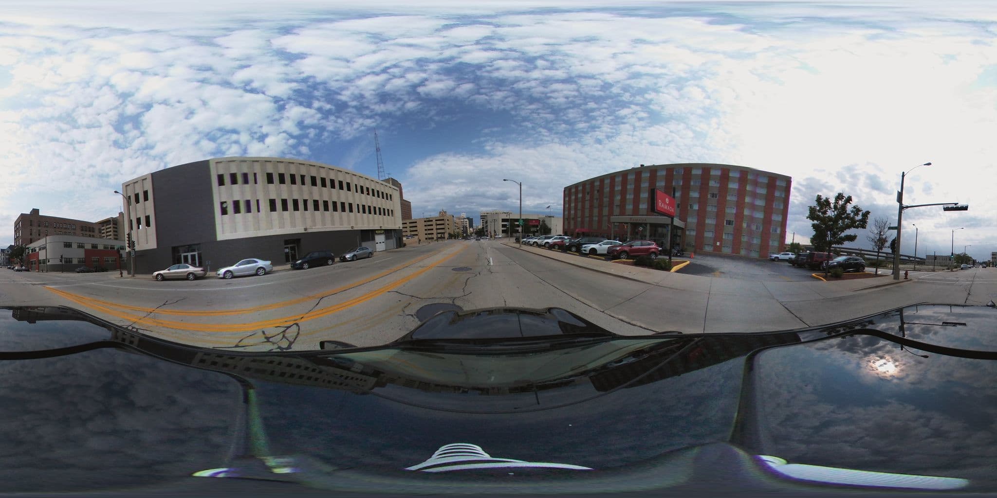 Street view near Banquet Room - Ramada Inn, Milwaukee — © cwmke (CC BY-SA · Mapillary)
