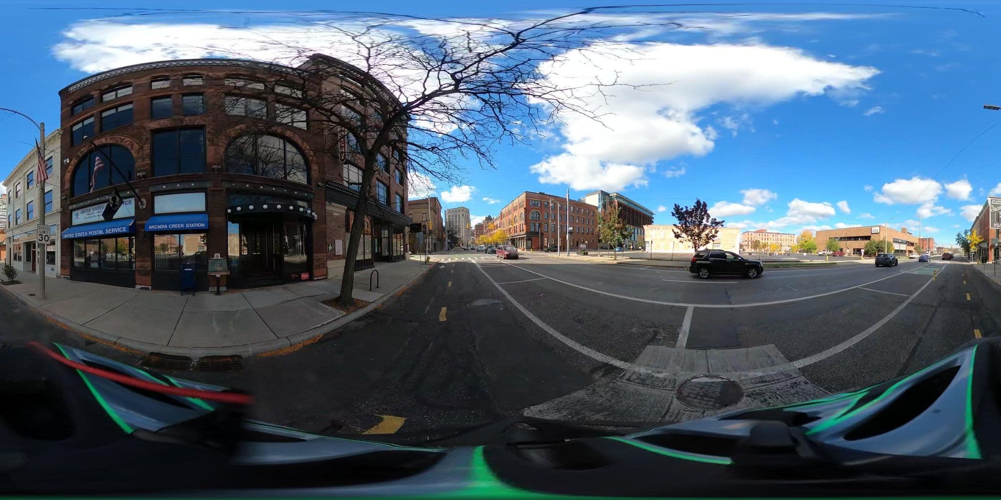 Street view near Rosenbaum Building, Kalamazoo — © treestryder (CC BY-SA · Mapillary)