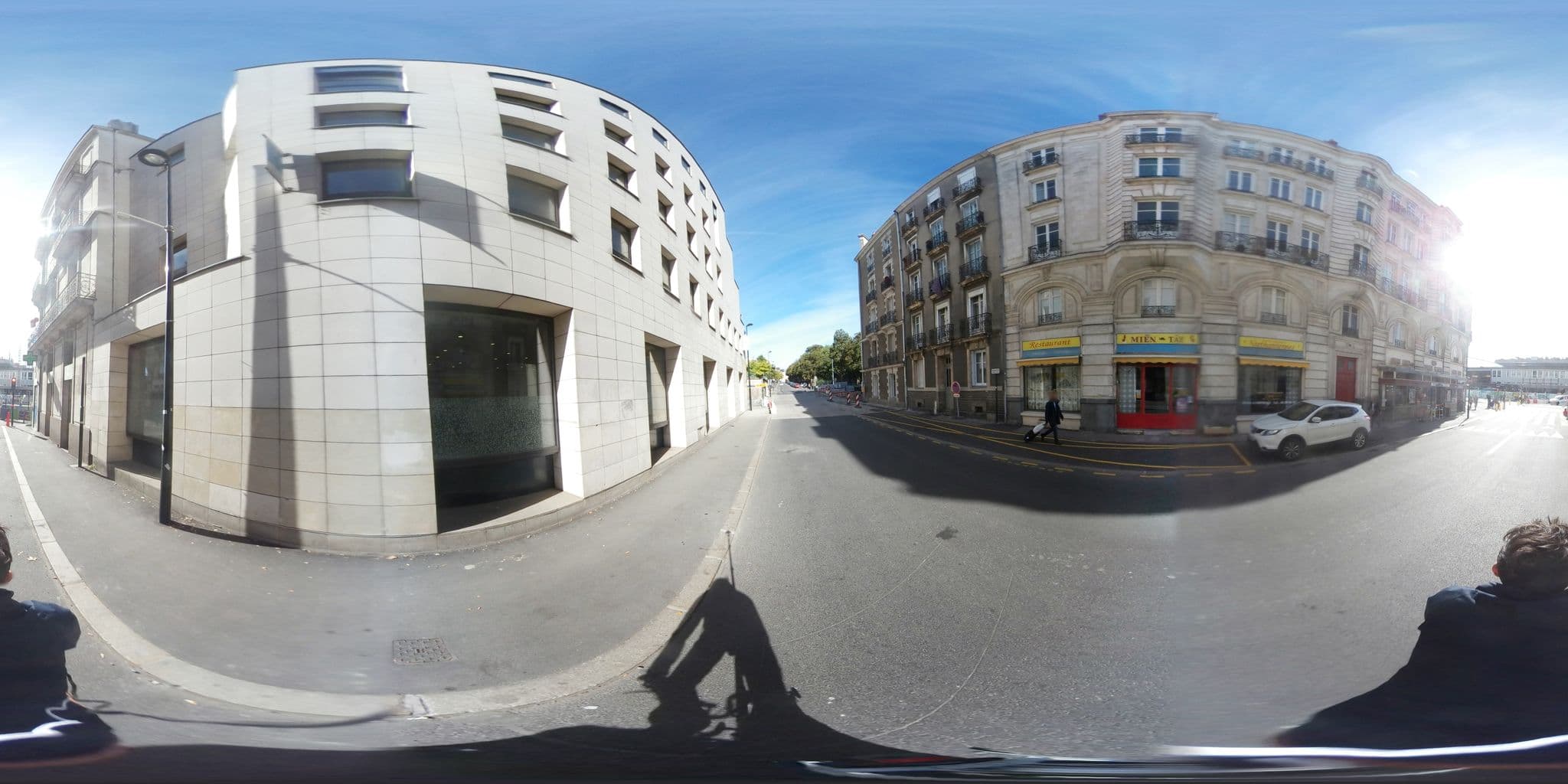 Street view near Hôtel Terminus, Nantes — © c_mobilite (CC BY-SA · Mapillary)