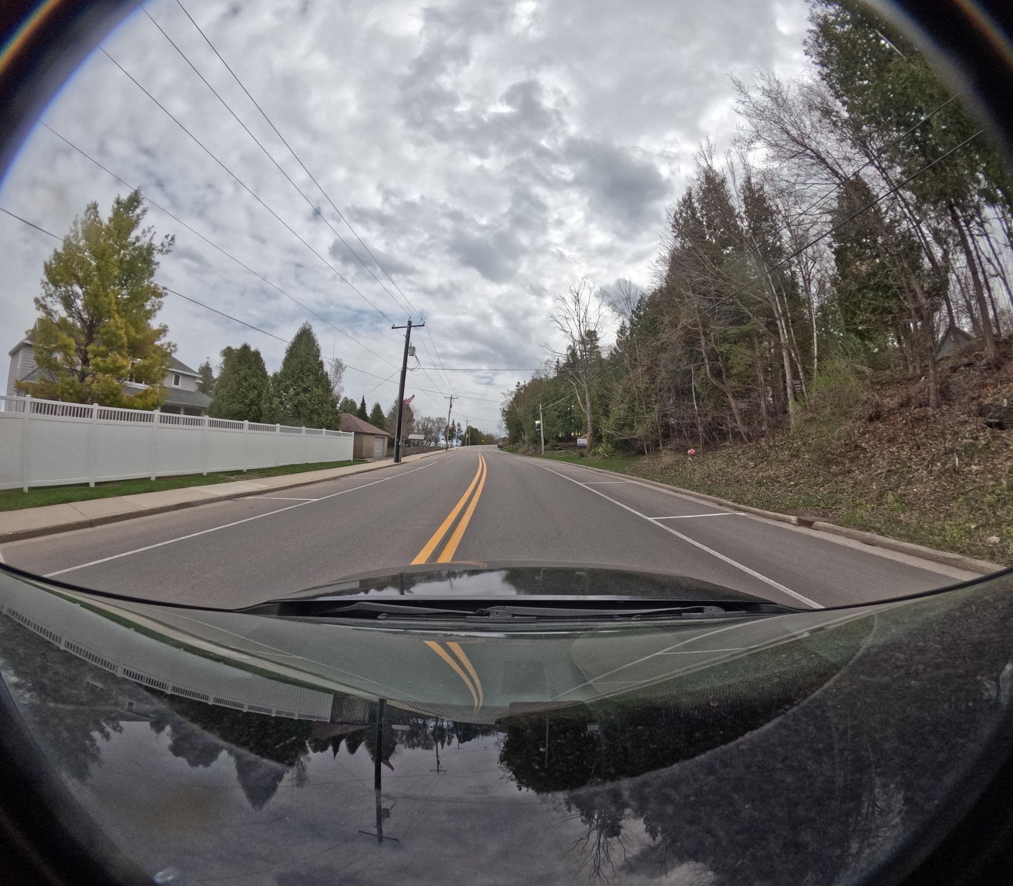 Street view near Baileys on the Rocks Cottages, Sturgeon Bay — © theman (CC BY-SA · Mapillary)