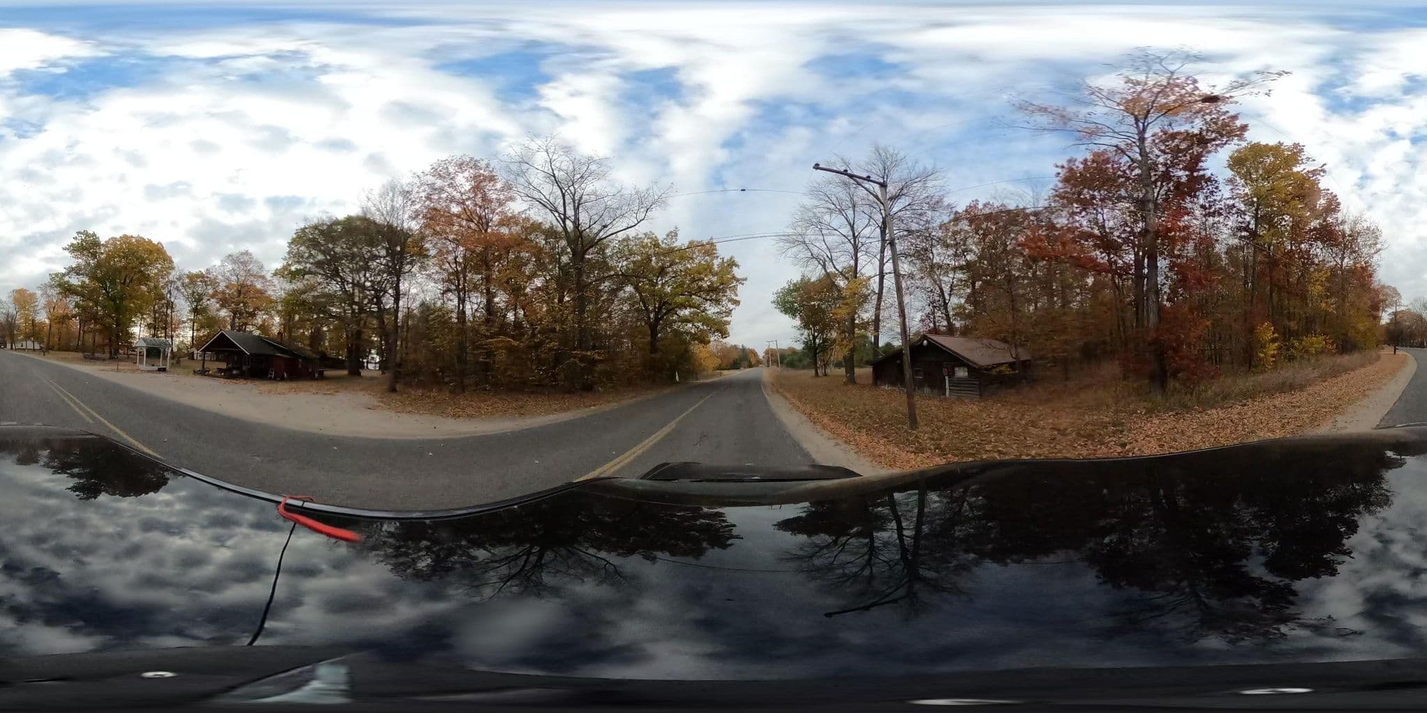 Street view near Crooked Tree Cabins, Saint Ignace — © treestryder (CC BY-SA · Mapillary)