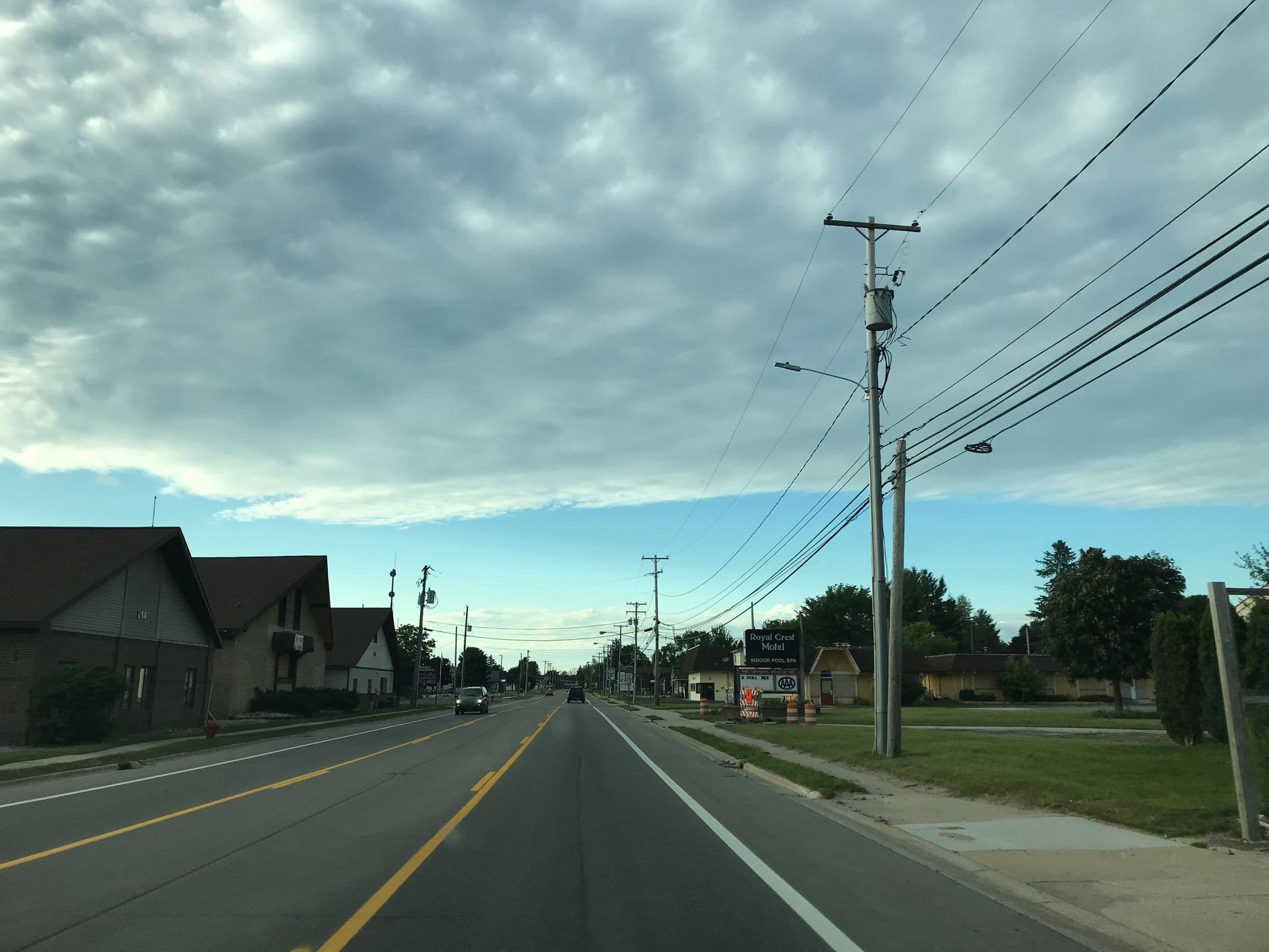 Street view near Royal Crest Motel, Gaylord — © motomurphyadv (CC BY-SA · Mapillary)
