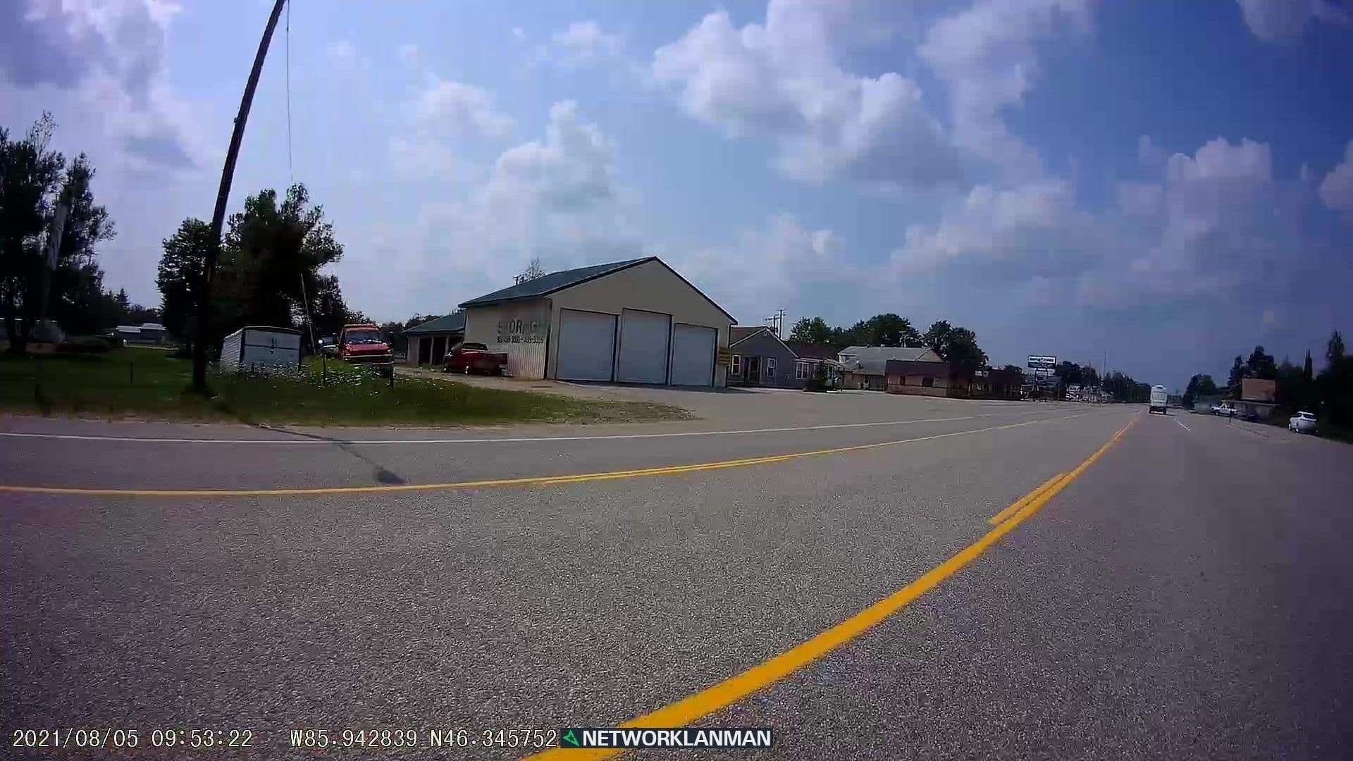Street view near Twin Pines Lodging, Manistique — © networklanman (CC BY-SA · Mapillary)