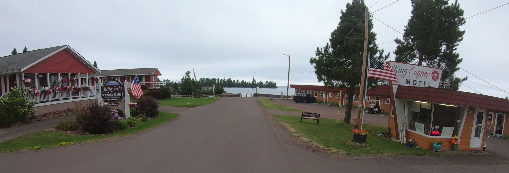 Street view near Belle Vista Motel, Laurium — © networklanman (CC BY-SA · Mapillary)