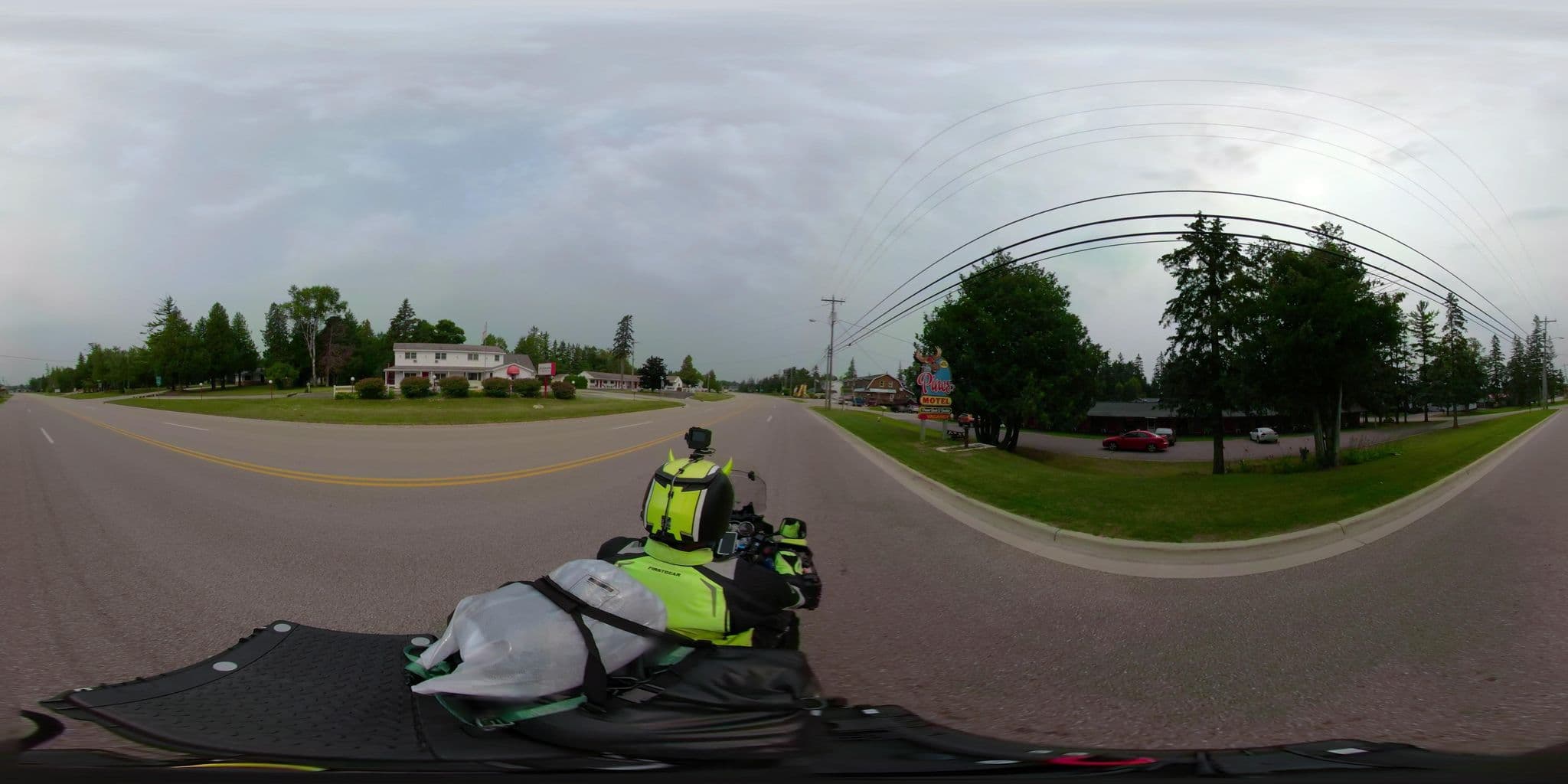 Street view near Northernaire Hotel, Saint Ignace — © networklanman (CC BY-SA · Mapillary)