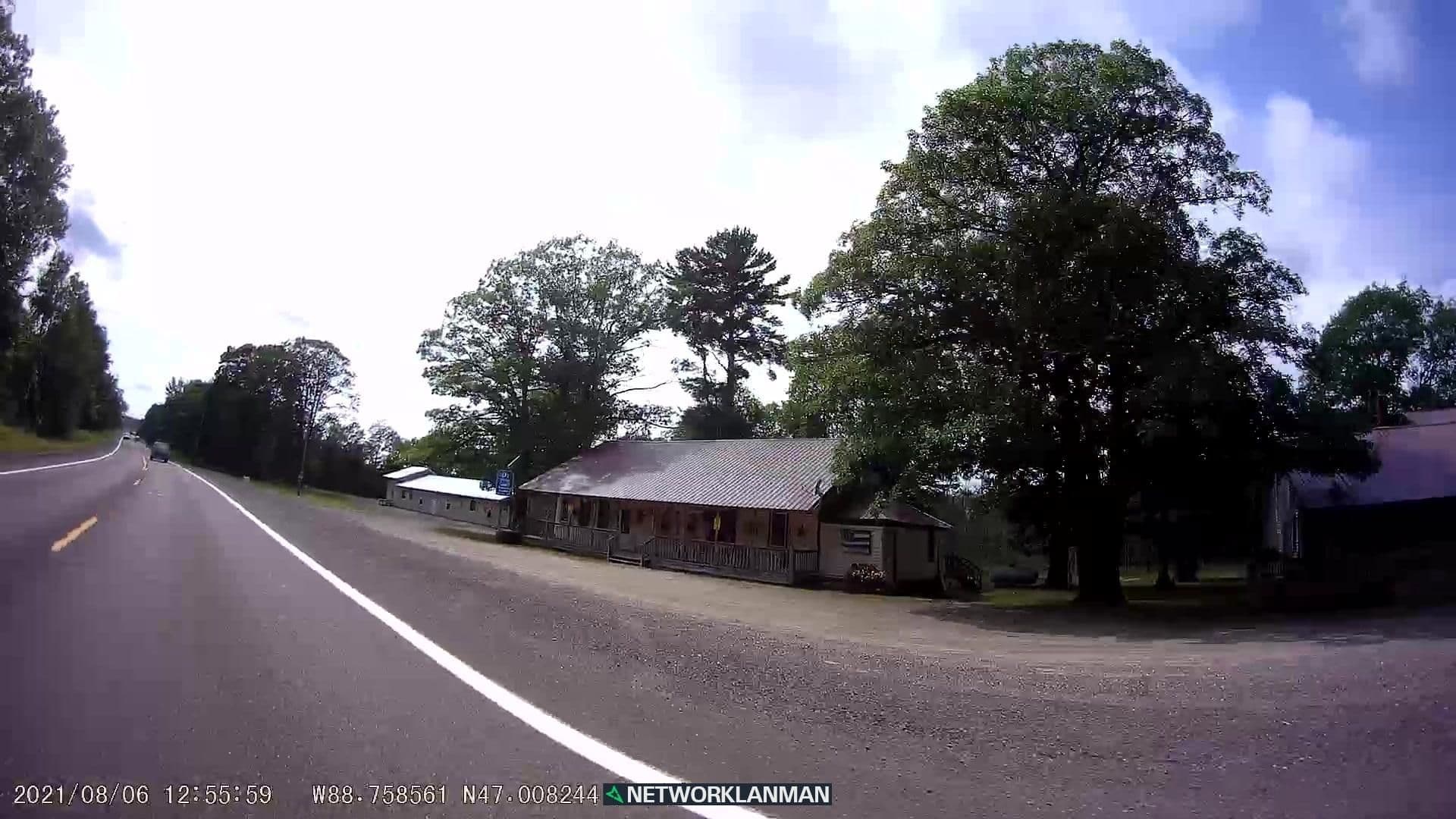 Street view near D’s Base Camp, Atlantic Mine — © networklanman (CC BY-SA · Mapillary)