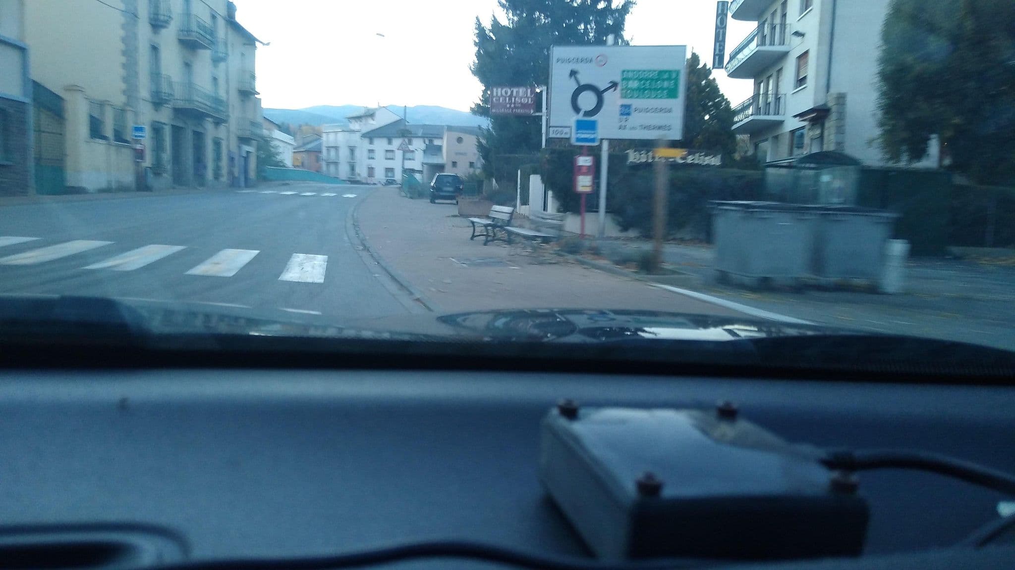 Street view near Hôtel Celisol, la Guingueta d'Ix — © rhum (CC BY-SA · Mapillary)