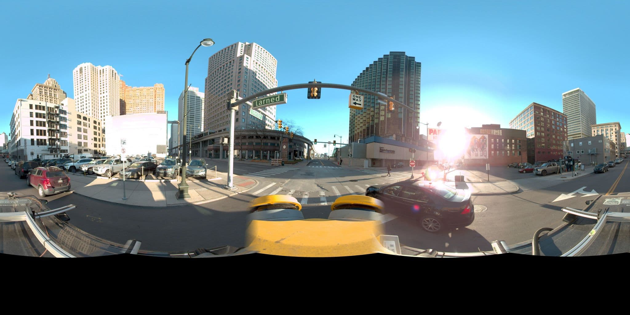 Street view near Ponchartrain Hotel Detroit, Detroit — © codgis (CC BY-SA · Mapillary)