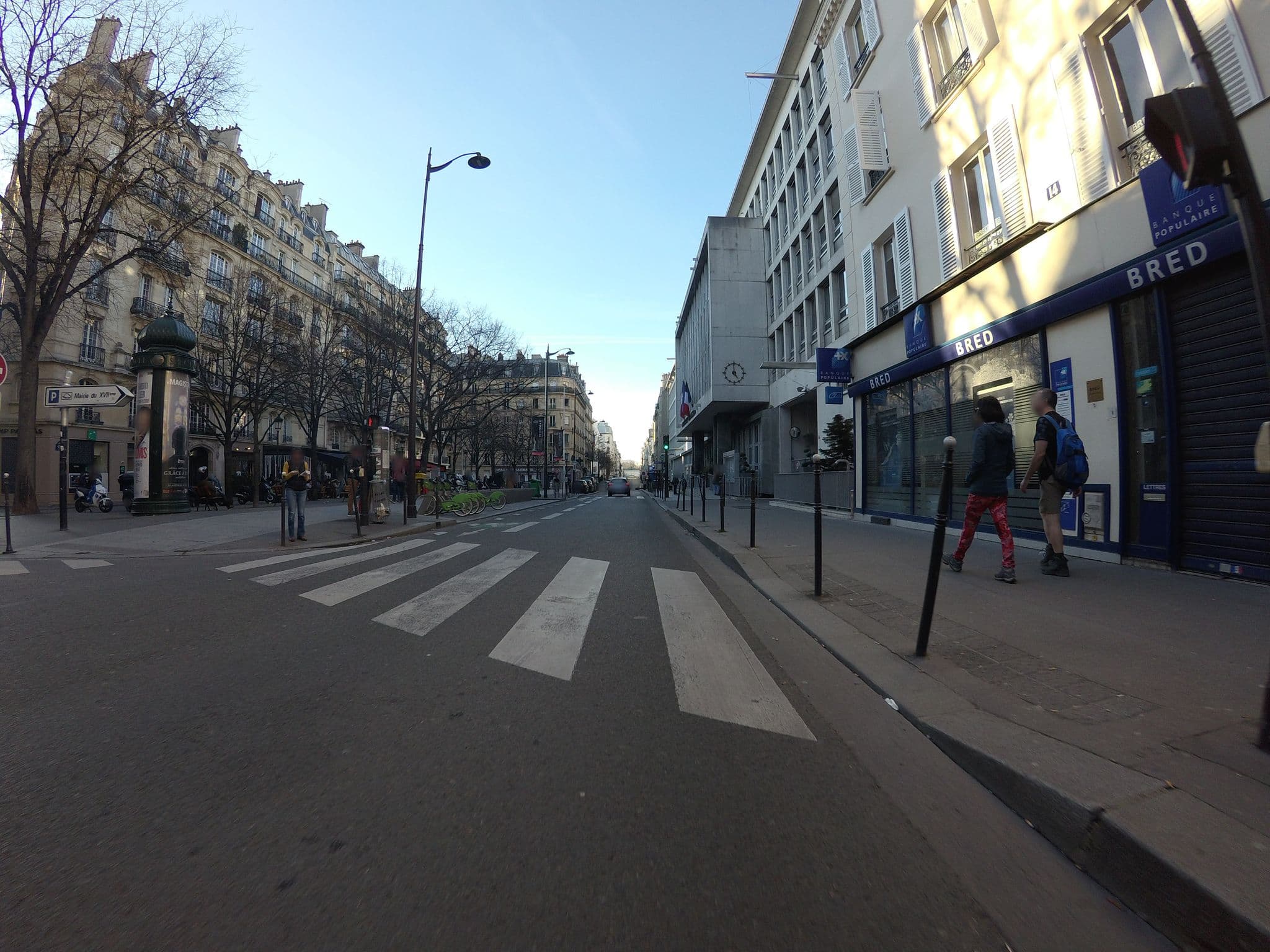 Street view near Hôtel Joli Môme, Paris 17 Batignolles-Monceau — © laurentlouf (CC BY-SA · Mapillary)