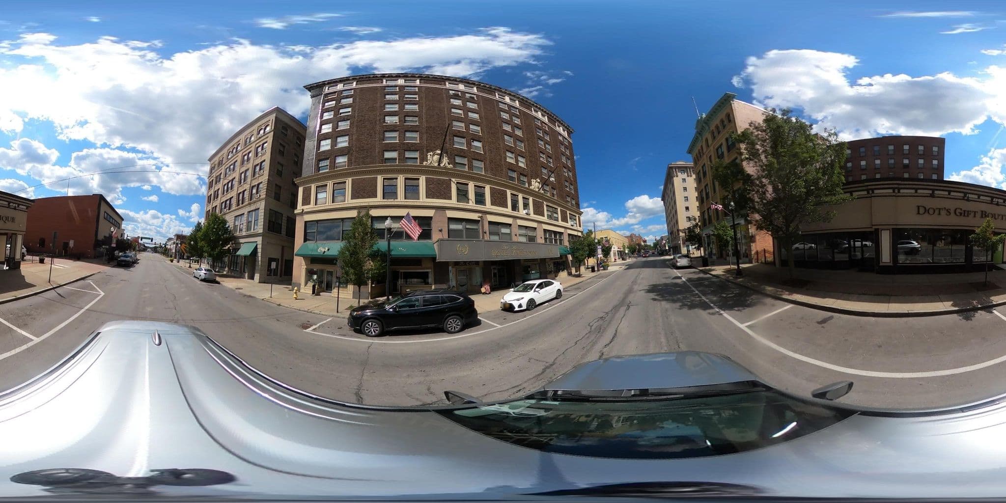 Street view near Hotel Jamestown Building Offices, Jamestown — © GEdwardJohnson (CC BY-SA · Mapillary)