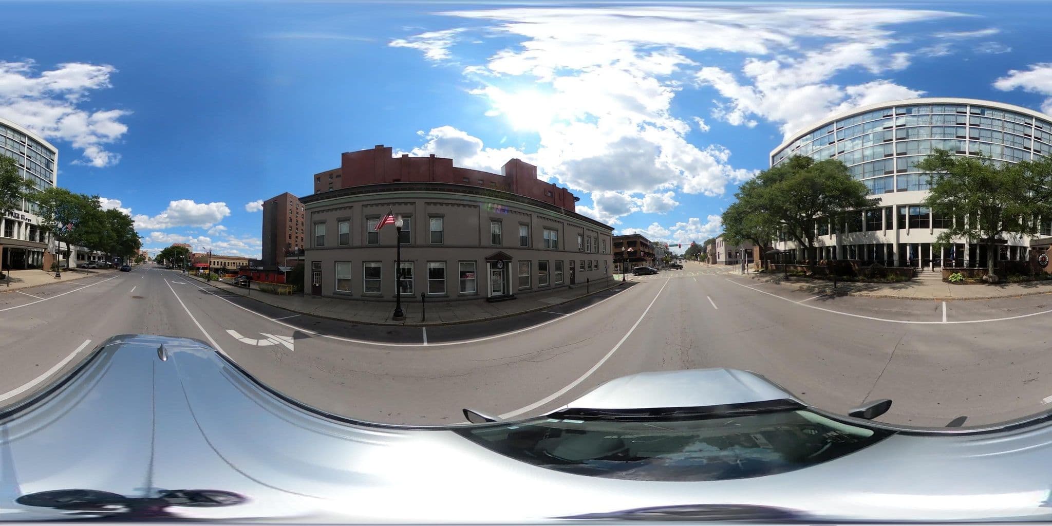 Street view near Jamestown Hotel and Conference Center, Jamestown — © GEdwardJohnson (CC BY-SA · Mapillary)