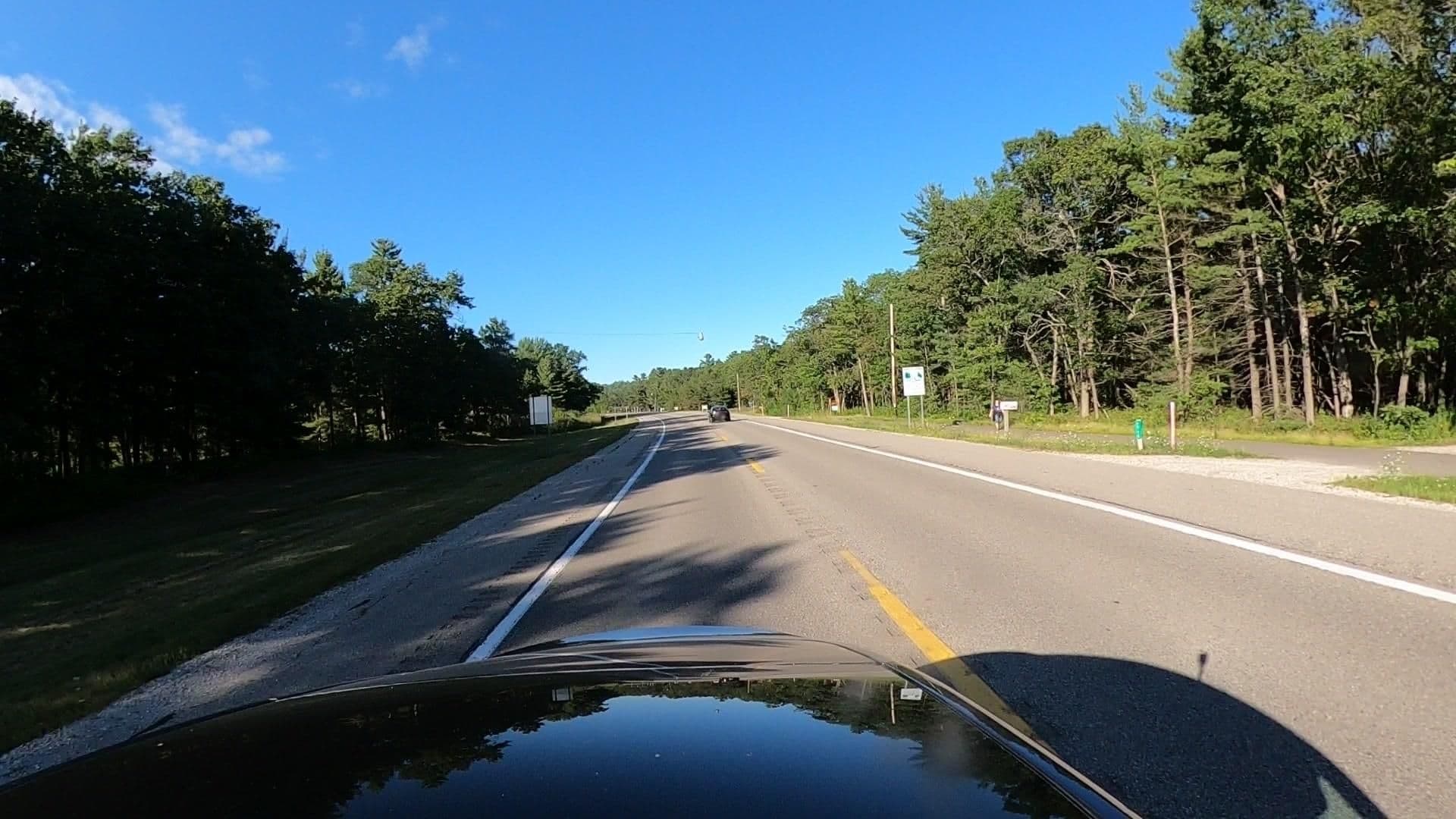 Street view near Whispering Winds Resort, Au Sable — © treestryder (CC BY-SA · Mapillary)