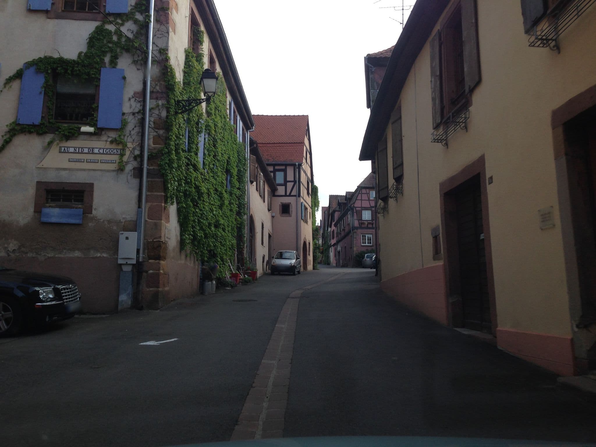 Street view near Chambre d'Hôtes Au nid de cigogne, Riquewihr — © ghirlemann (CC BY-SA · Mapillary)