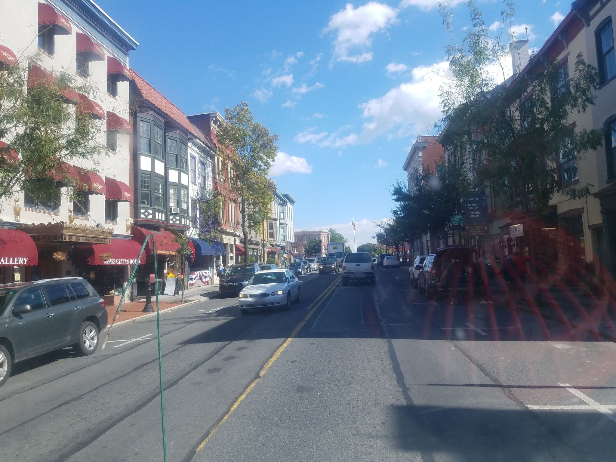 Street view near James Gettys Hotel, Gettysburg — © jbthemilker (CC BY-SA · Mapillary)