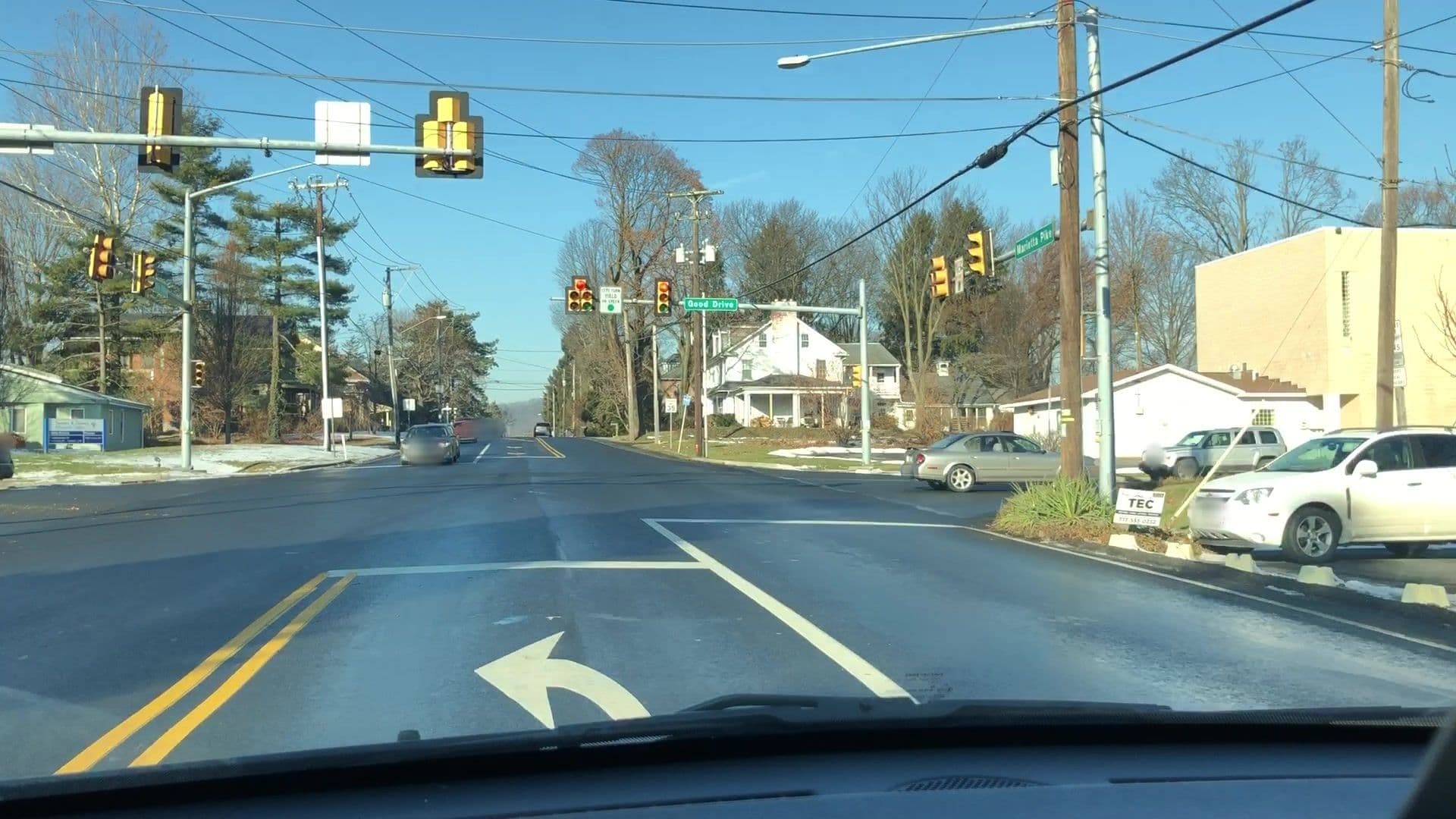 Street view near The Hotel, East Petersburg — © lvl5 (CC BY-SA · Mapillary)