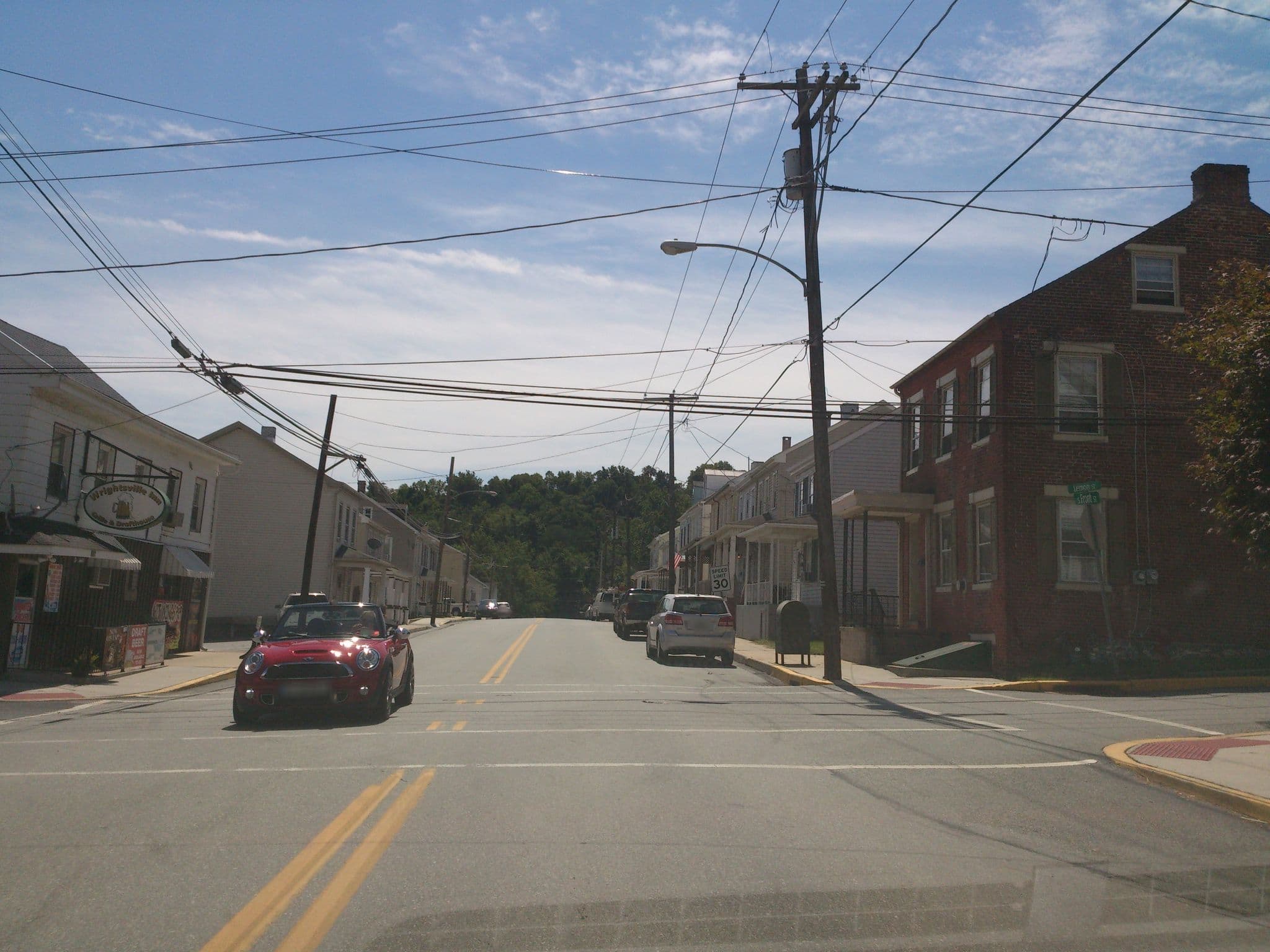 Street view near E R Myers-Wrightsville Inn, Hallam — © kevinkreiser (CC BY-SA · Mapillary)
