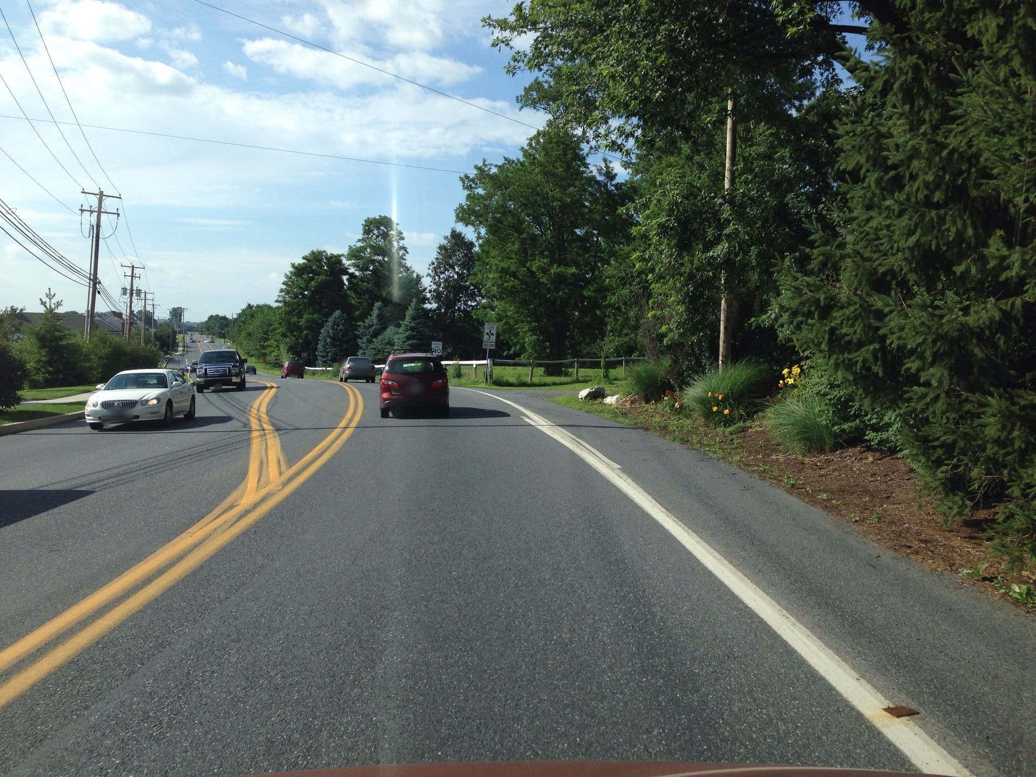 Street view near Hubers Villa Apartments, East Petersburg — © hitiek (CC BY-SA · Mapillary)