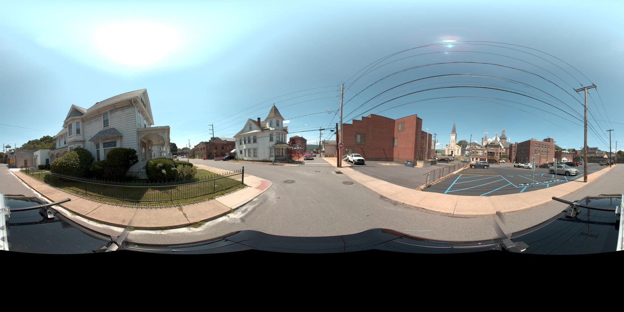 Street view near Mill St. Hotel, Pittston — © rking (CC BY-SA · Mapillary)