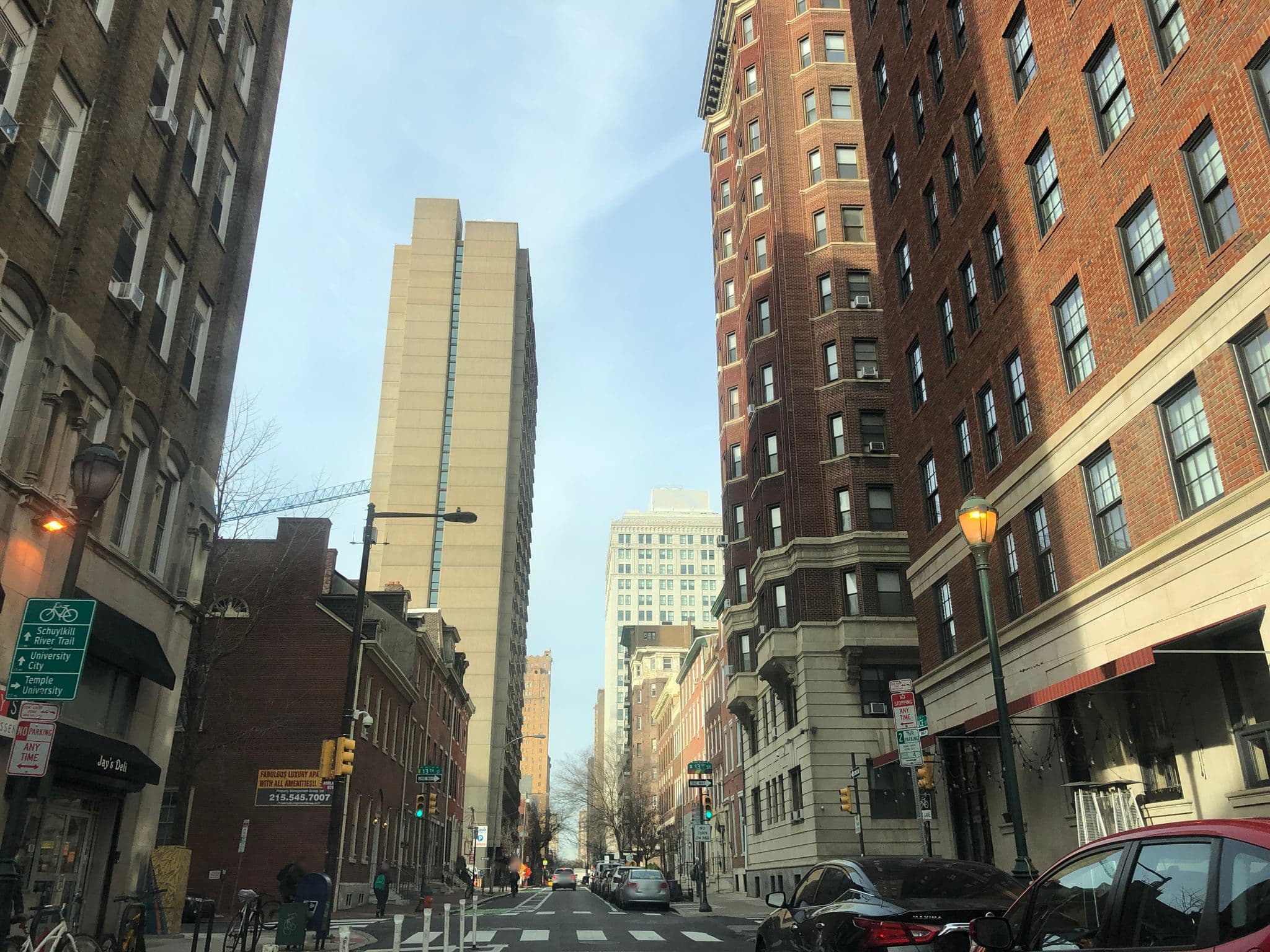 Street view near Parker-Spruce Hotel, Washington Square — © agreen824 (CC BY-SA · Mapillary)