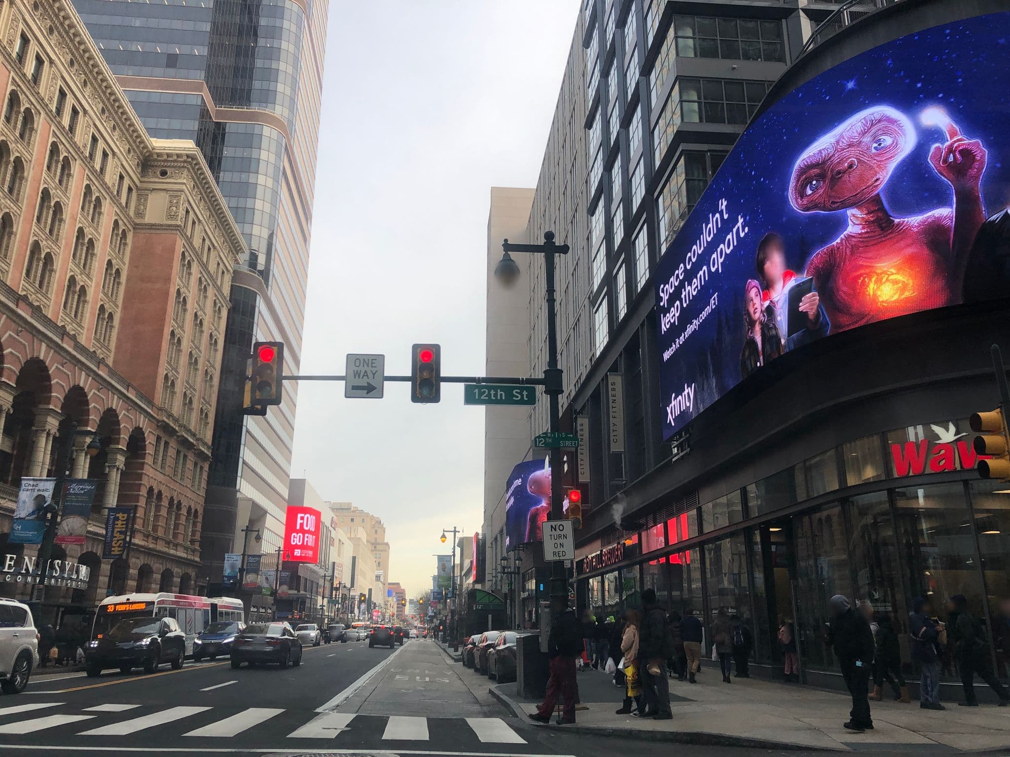 Street view near Loews Lobby Lounge, Center City — © agreen824 (CC BY-SA · Mapillary)