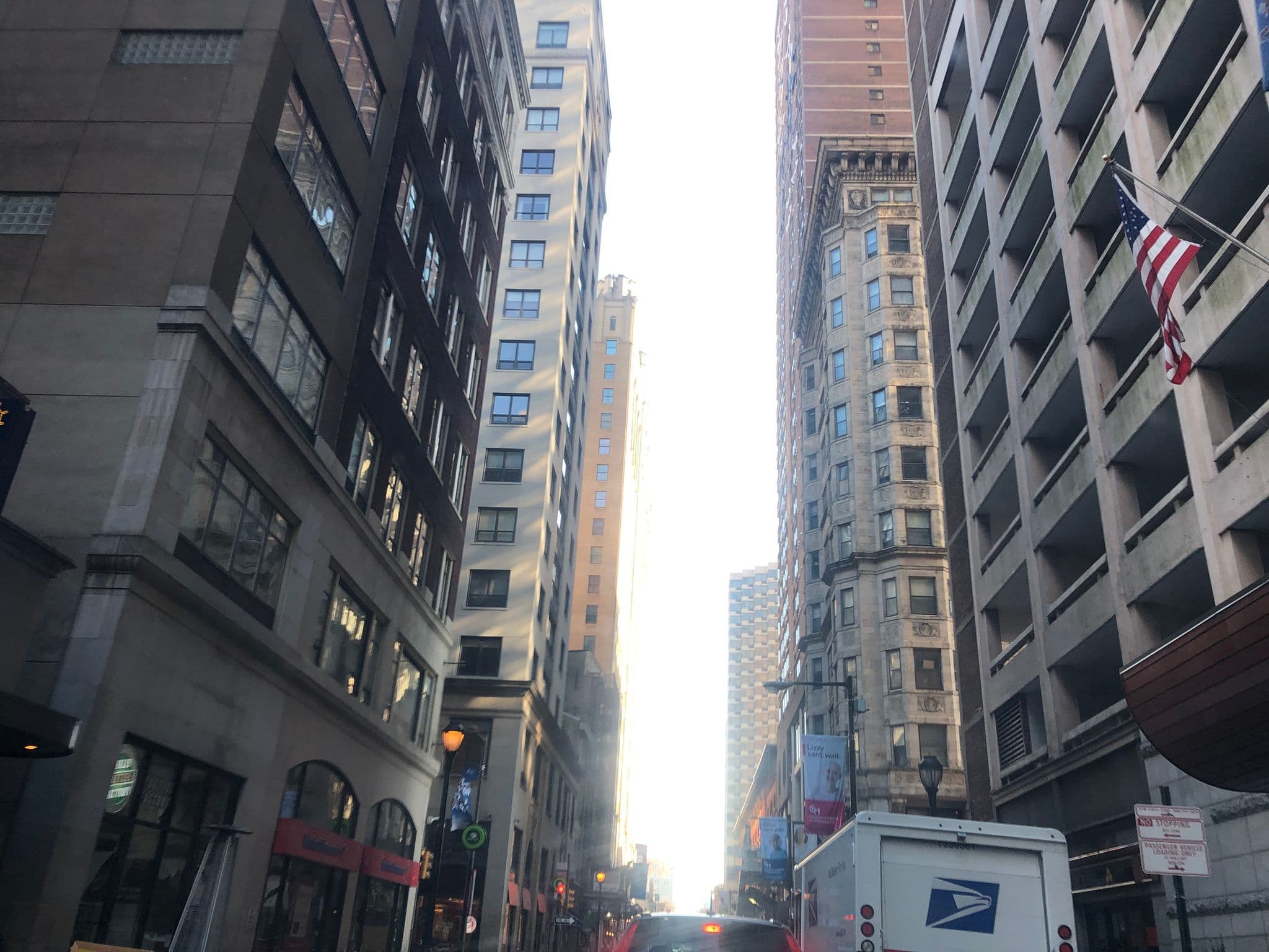 Street view near Global Luxury Suites at Locust Street, Washington Square — © agreen824 (CC BY-SA · Mapillary)