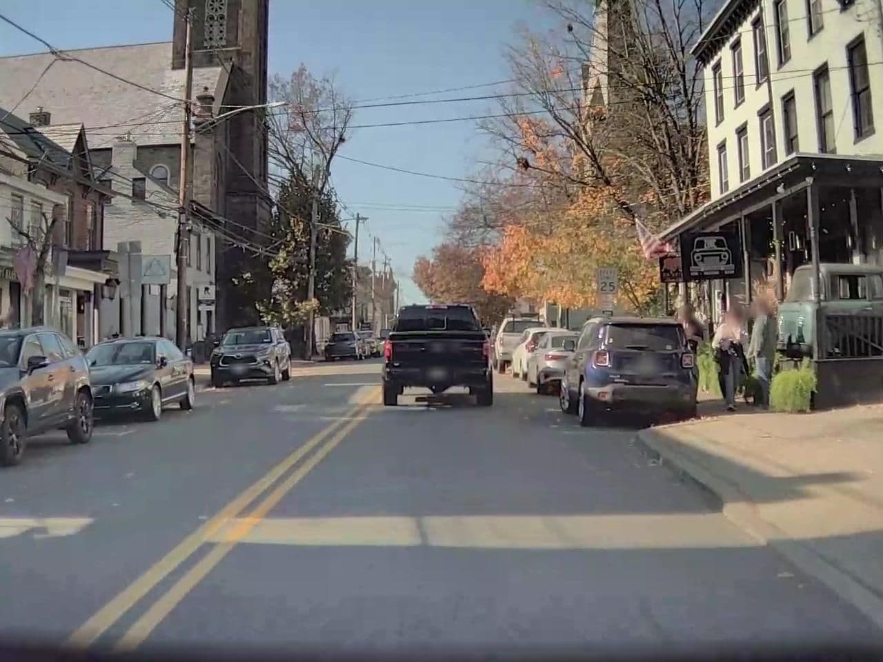 Street view near Bridge Street House, Newtown Grant — © amaiman (CC BY-SA · Mapillary)