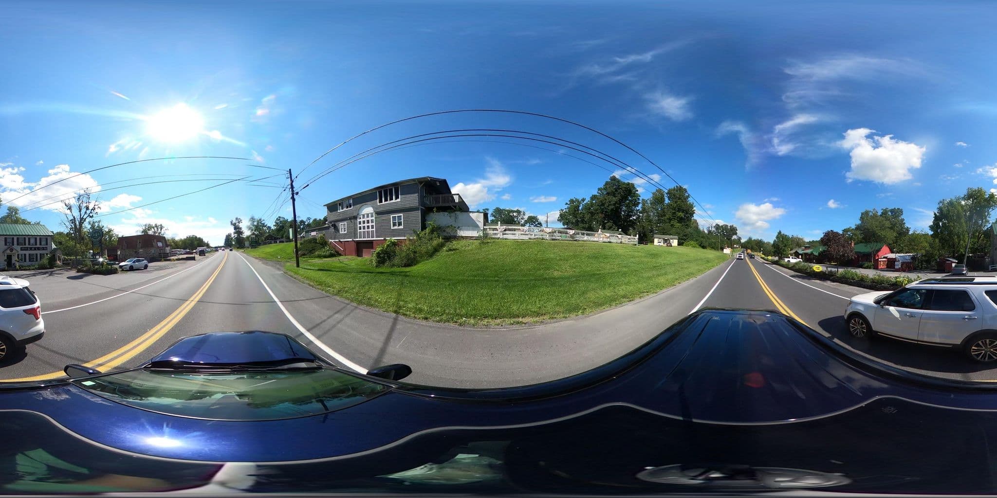 Street view near Werrys Cottages Motel & Pub, Saw Creek — © GEdwardJohnson (CC BY-SA · Mapillary)