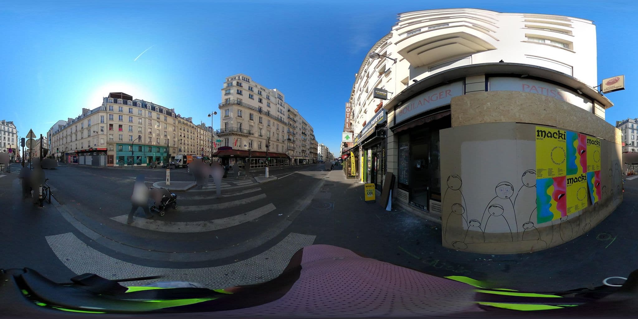 Street view near Hôtel Margot, Saint-Vincent de Paul — © cartocite (CC BY-SA · Mapillary)