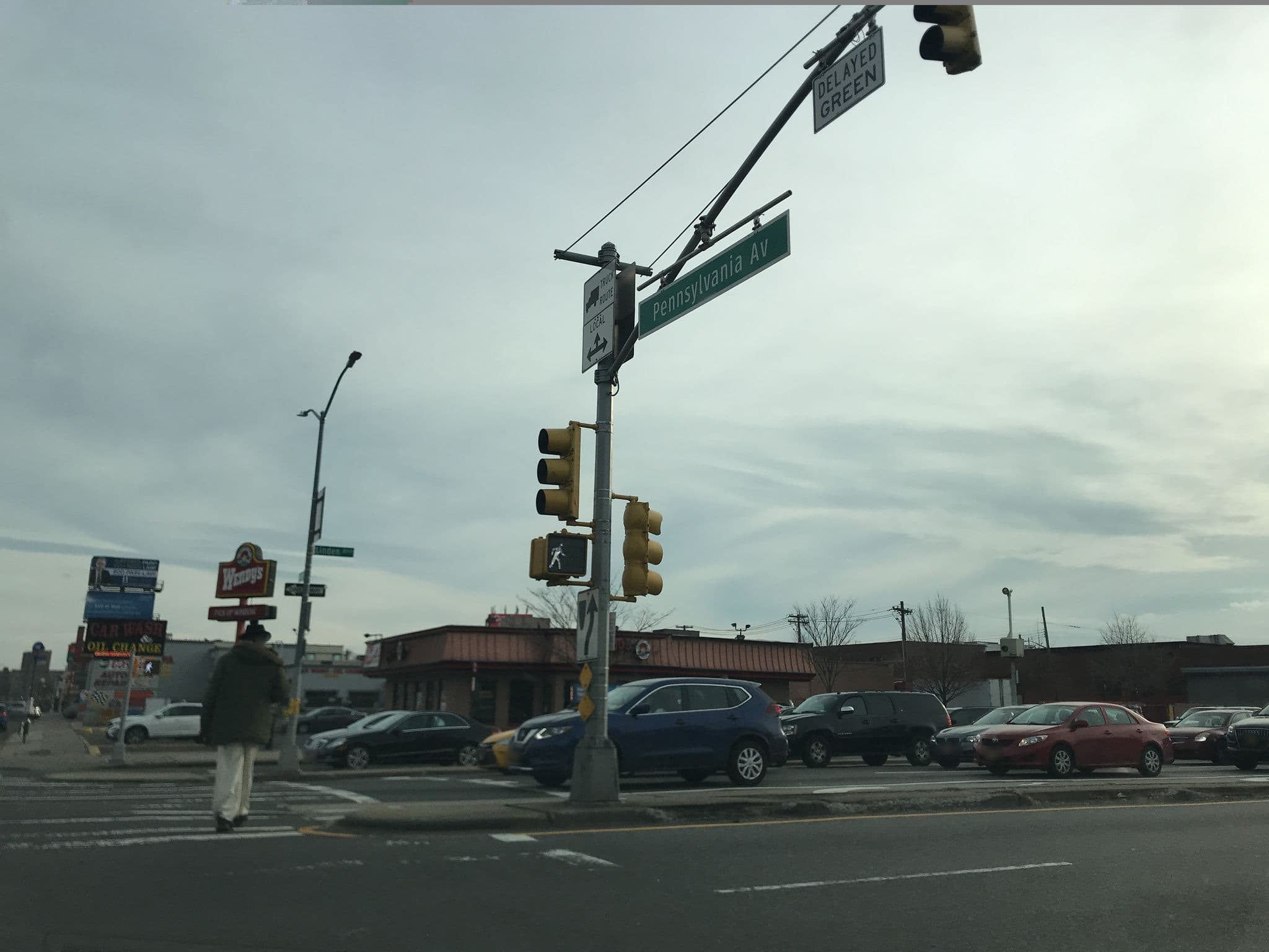 Street view near Galaxy Motel, East New York — © mdroads (CC BY-SA · Mapillary)